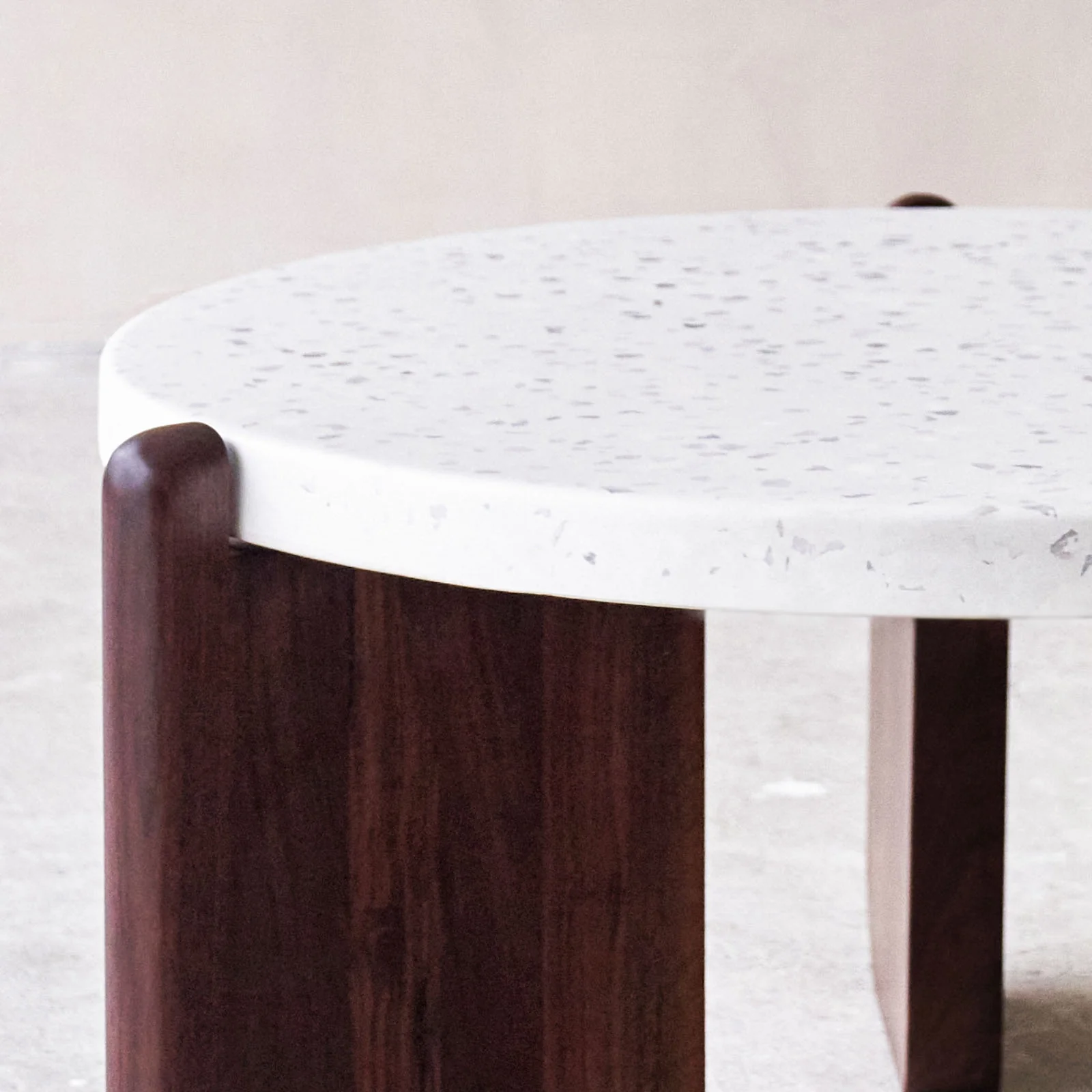 Native Coffee Table | White Terrazzo - Bespoke - Image 4
