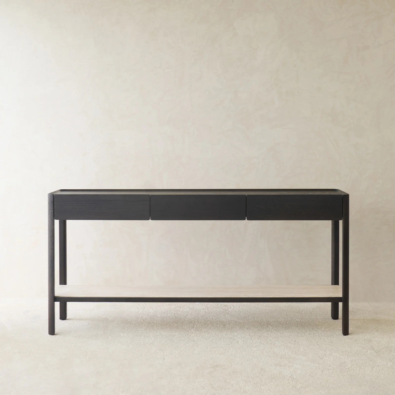 Nell Console | Travertine with Bison Oak Frame - Image 11