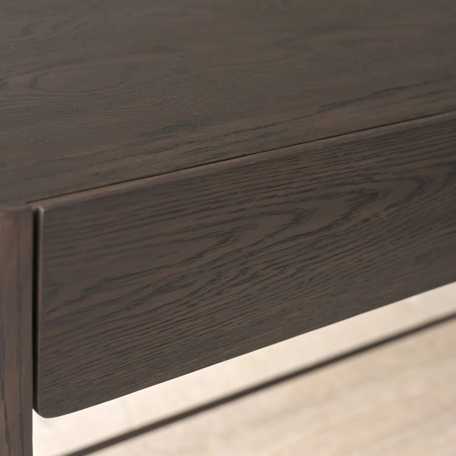 Nell Console | Travertine with Bison Oak Frame - Image 8
