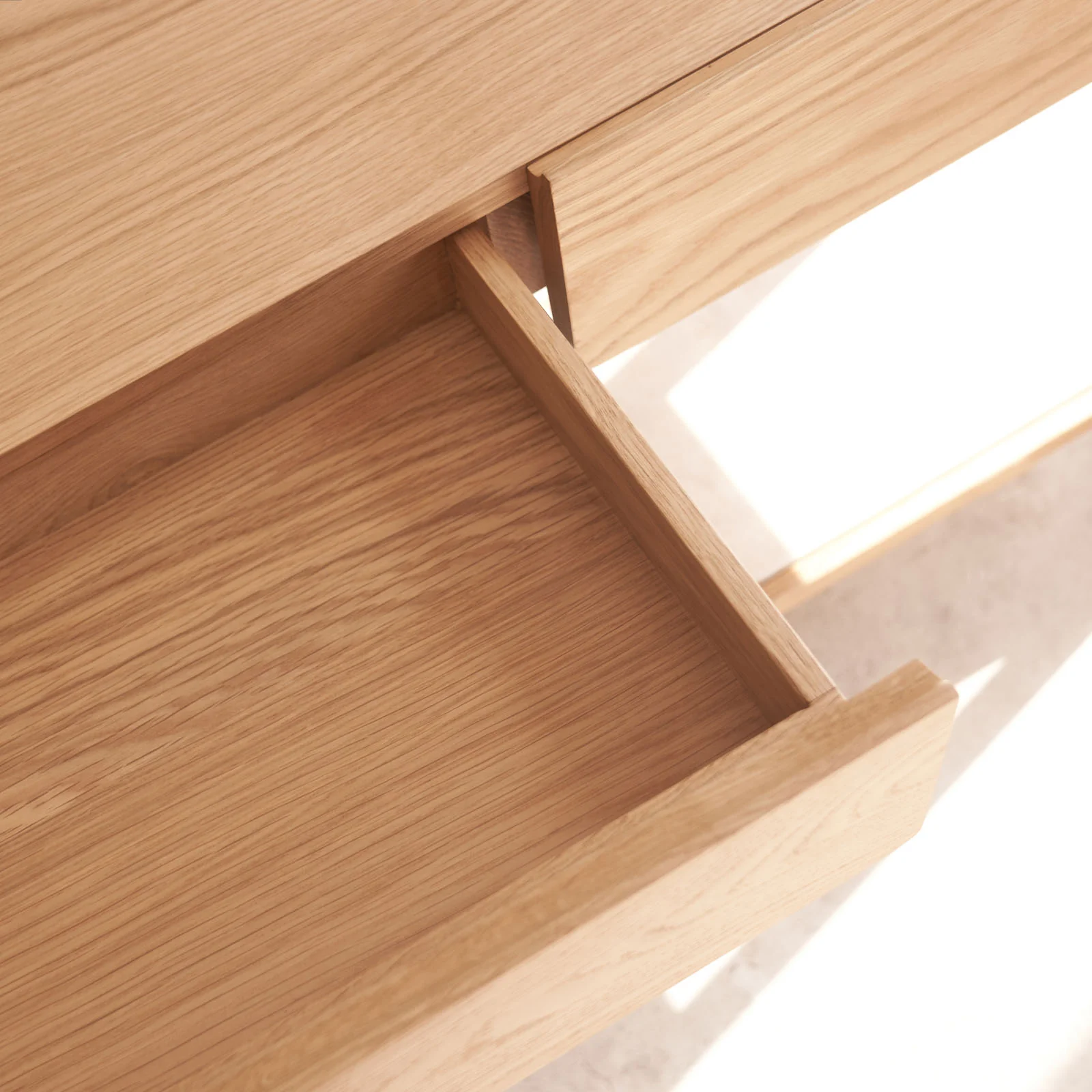 Nell Console | Travertine with Oak Frame - Image 2