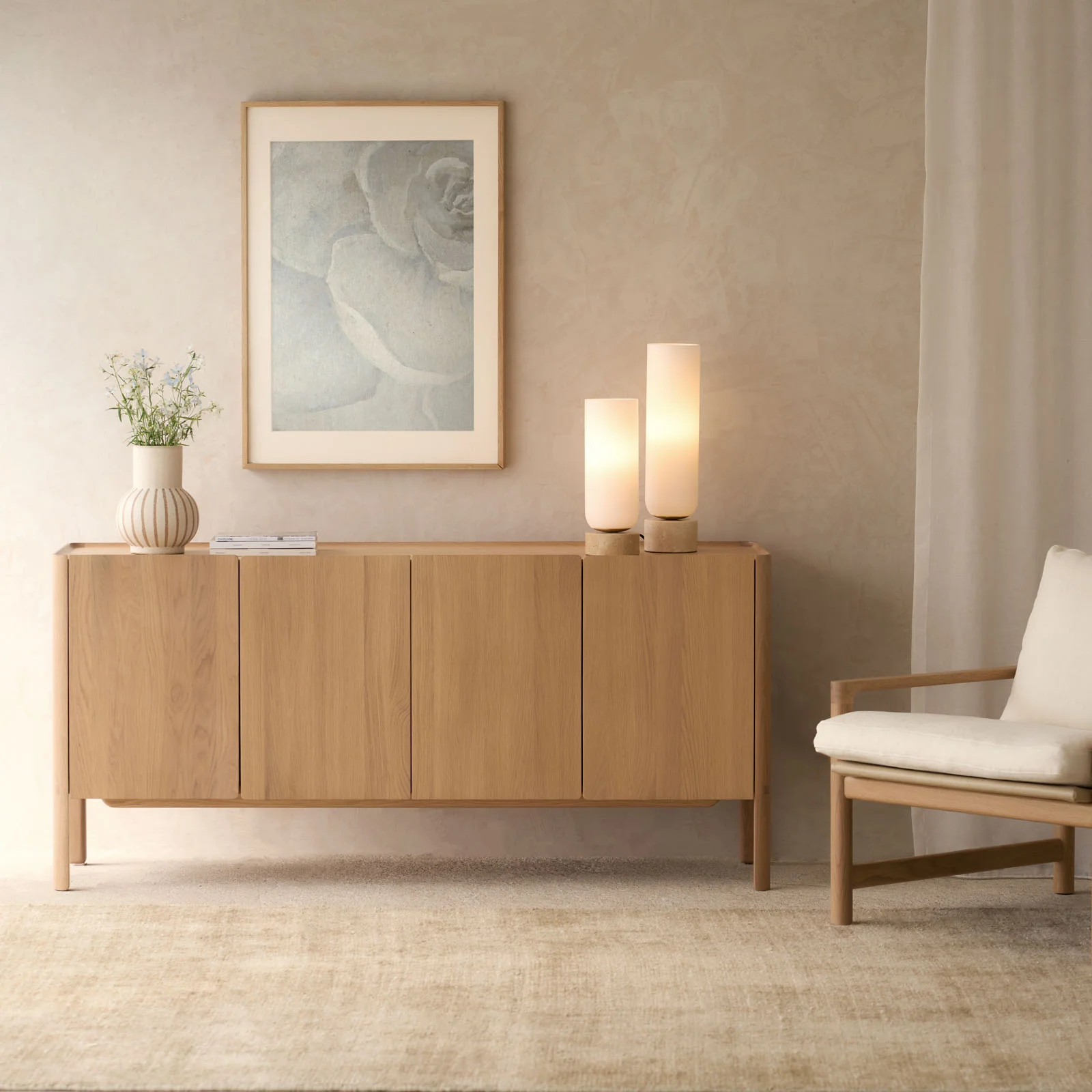 Nell Sideboard | Blonde Oak (160cm) - Image 17