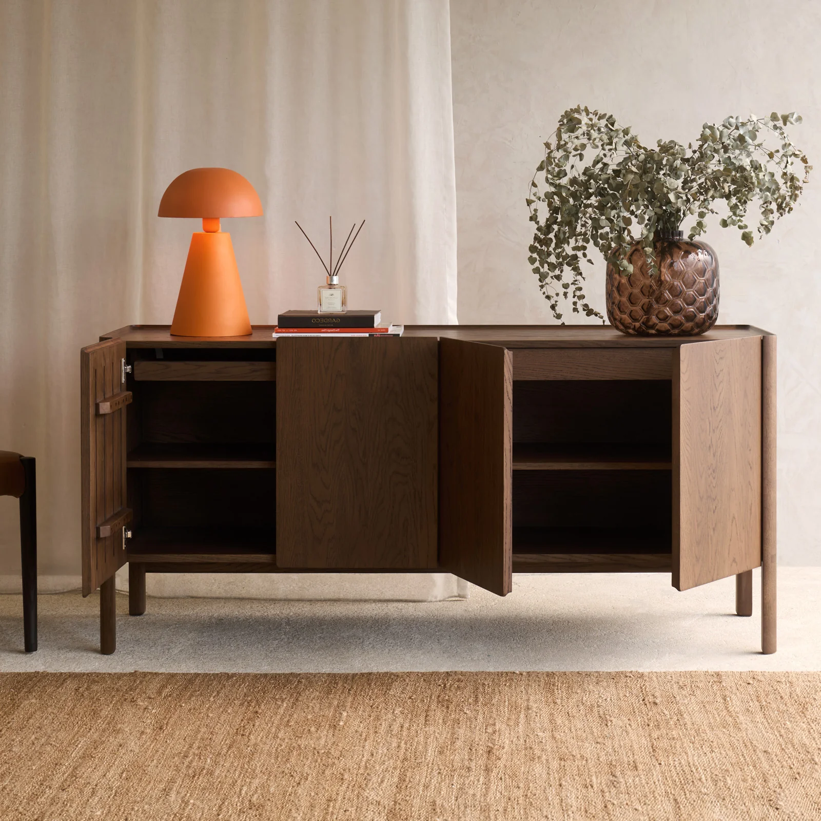 Nell Sideboard | Latte Oak (160cm) - Image 2