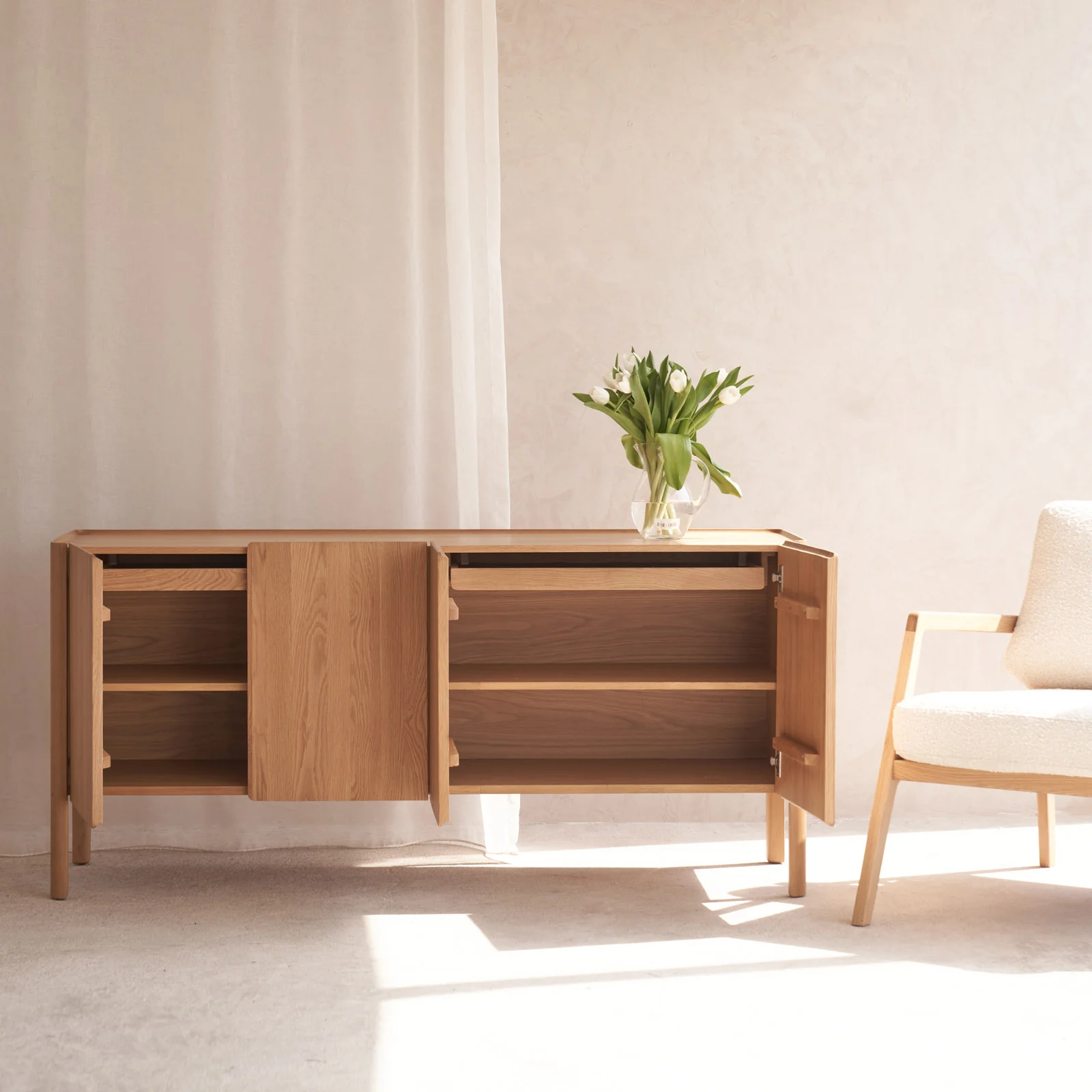 Nell Sideboard | Oak (160cm) - Image 8