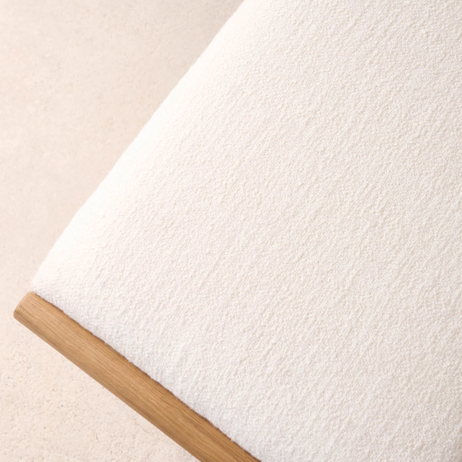 Neuf Fabric Daybed | Oak Frame - Panna Cotta - Image 2