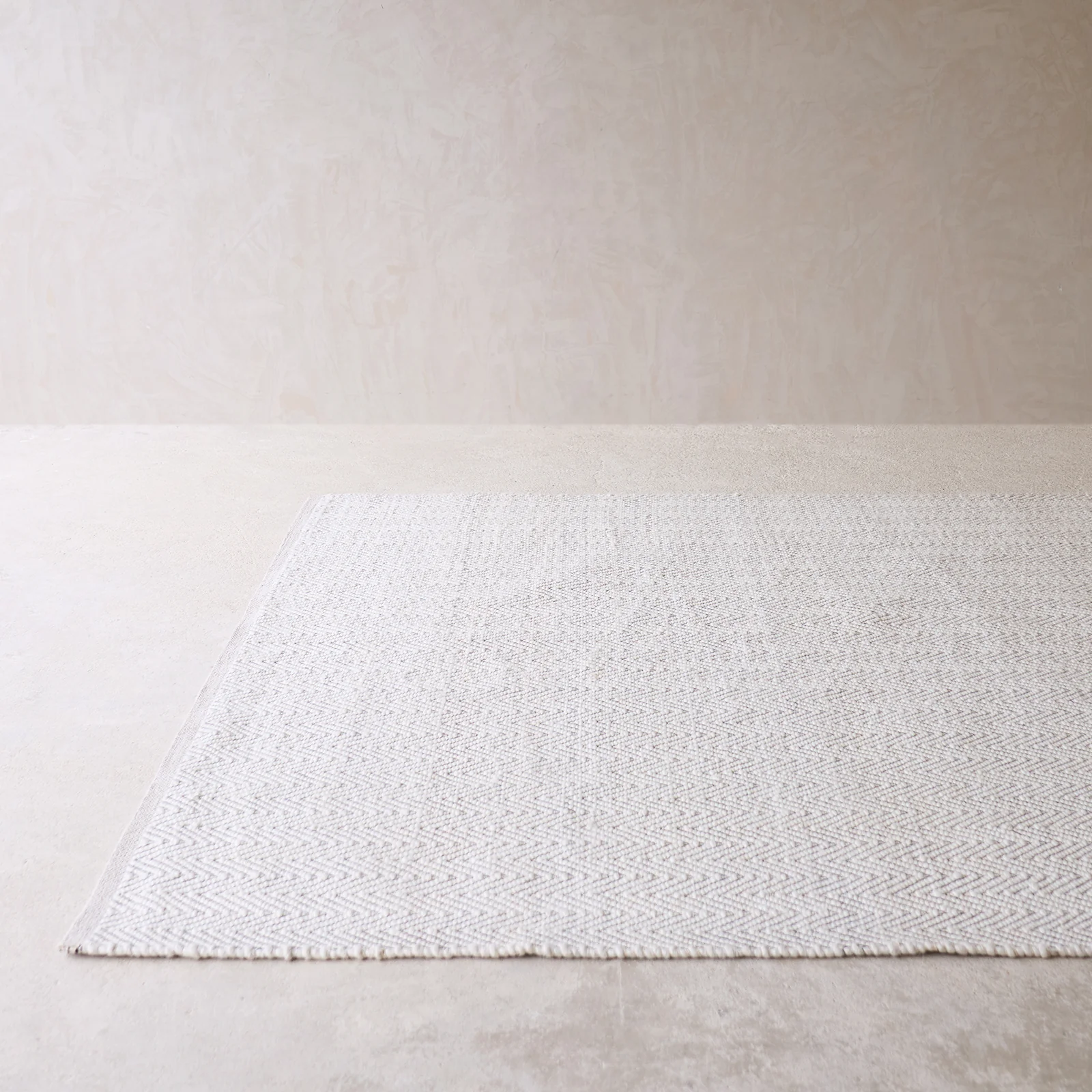 Nomad Wool Blended Rug | Cream - Image 3