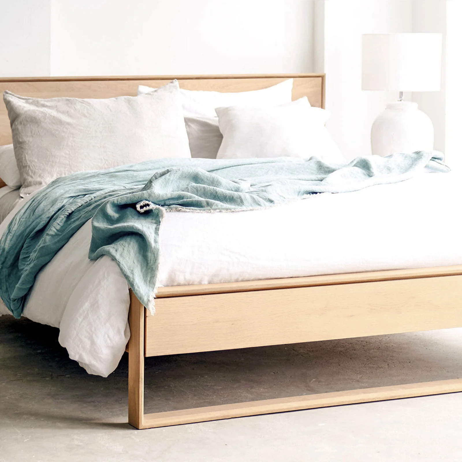 Nordic Bed Frame | Oak - Image 3