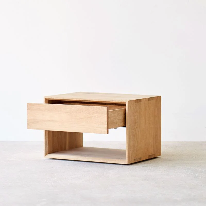 Nordic Bedside Table | Oak (37cm) - Image 3