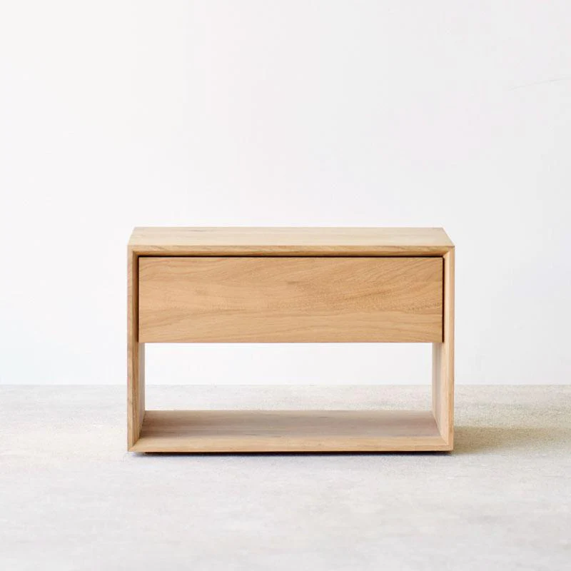 Nordic Bedside Table | Oak (37cm) - Image 4