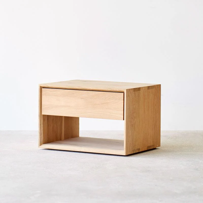 Nordic Bedside Table | Oak (37cm) - Image 5