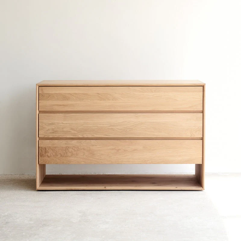 Nordic Chest of Drawers | Oak (130cm) - Image 4