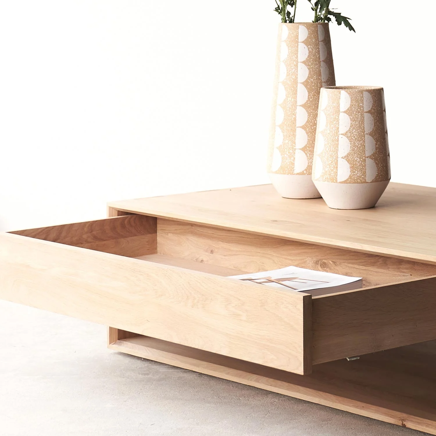 Nordic Coffee Table | Oak (120cm) - Image 3