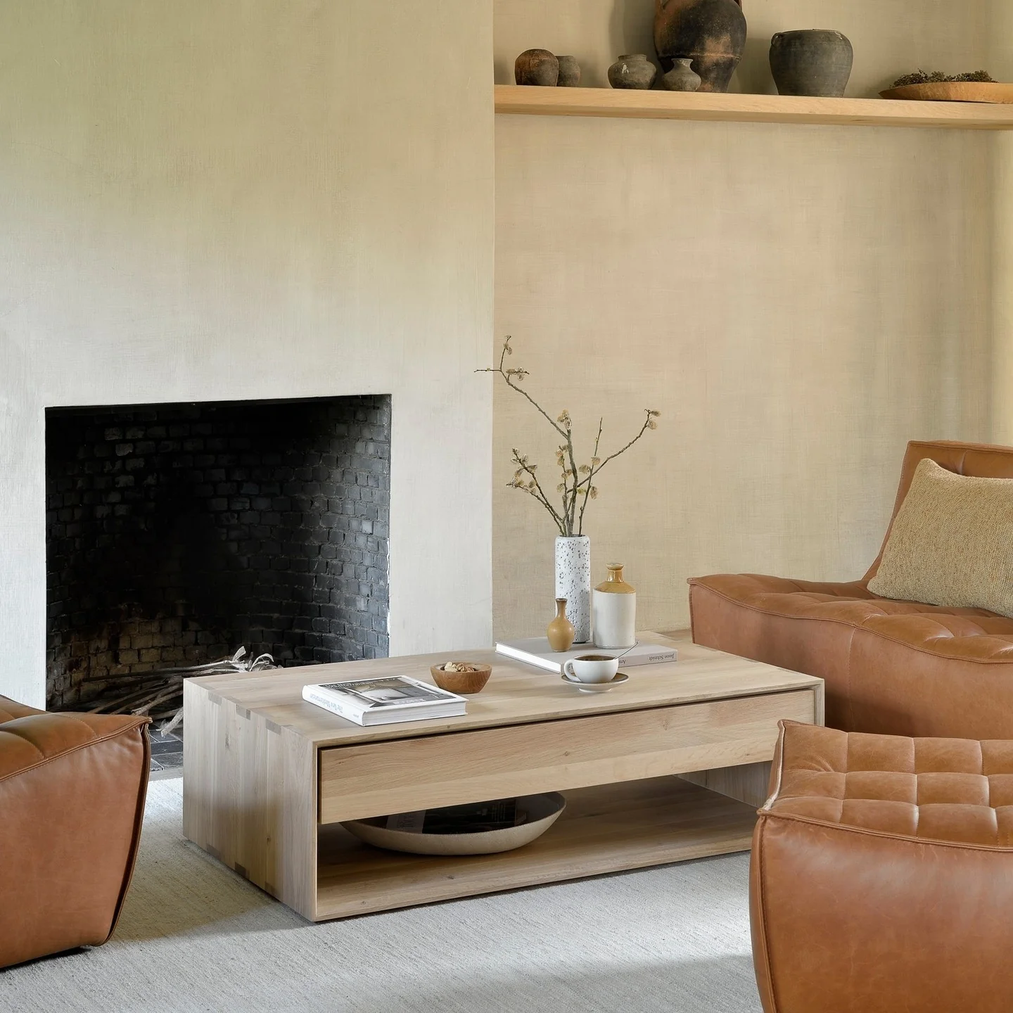 Nordic Coffee Table | Oak (120cm) - Image 7