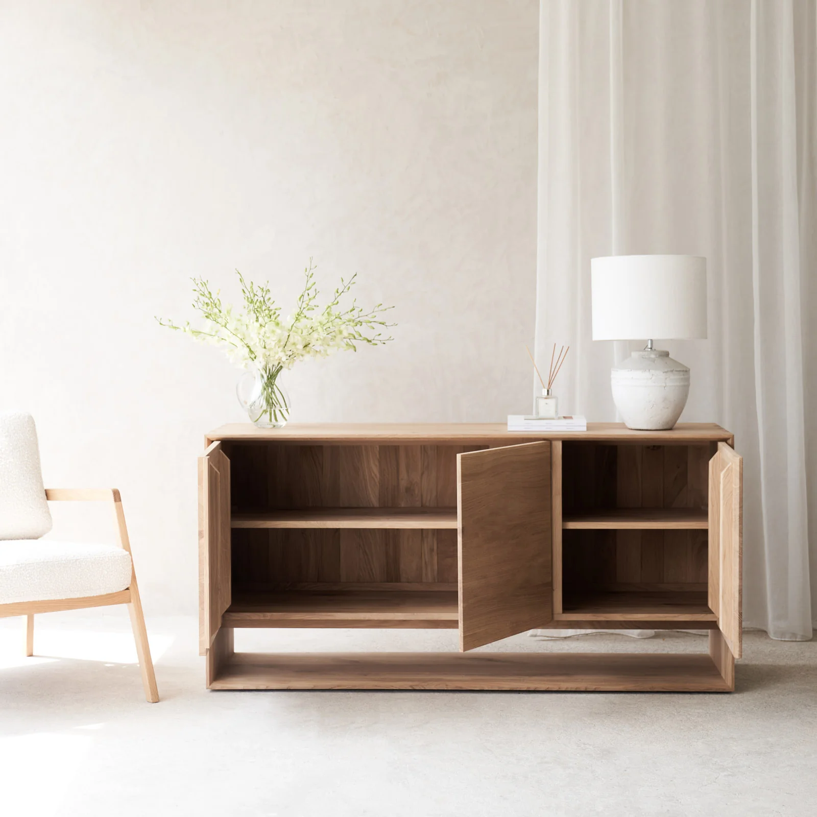 Nordic Sideboard | Oak (158cm) - Image 5