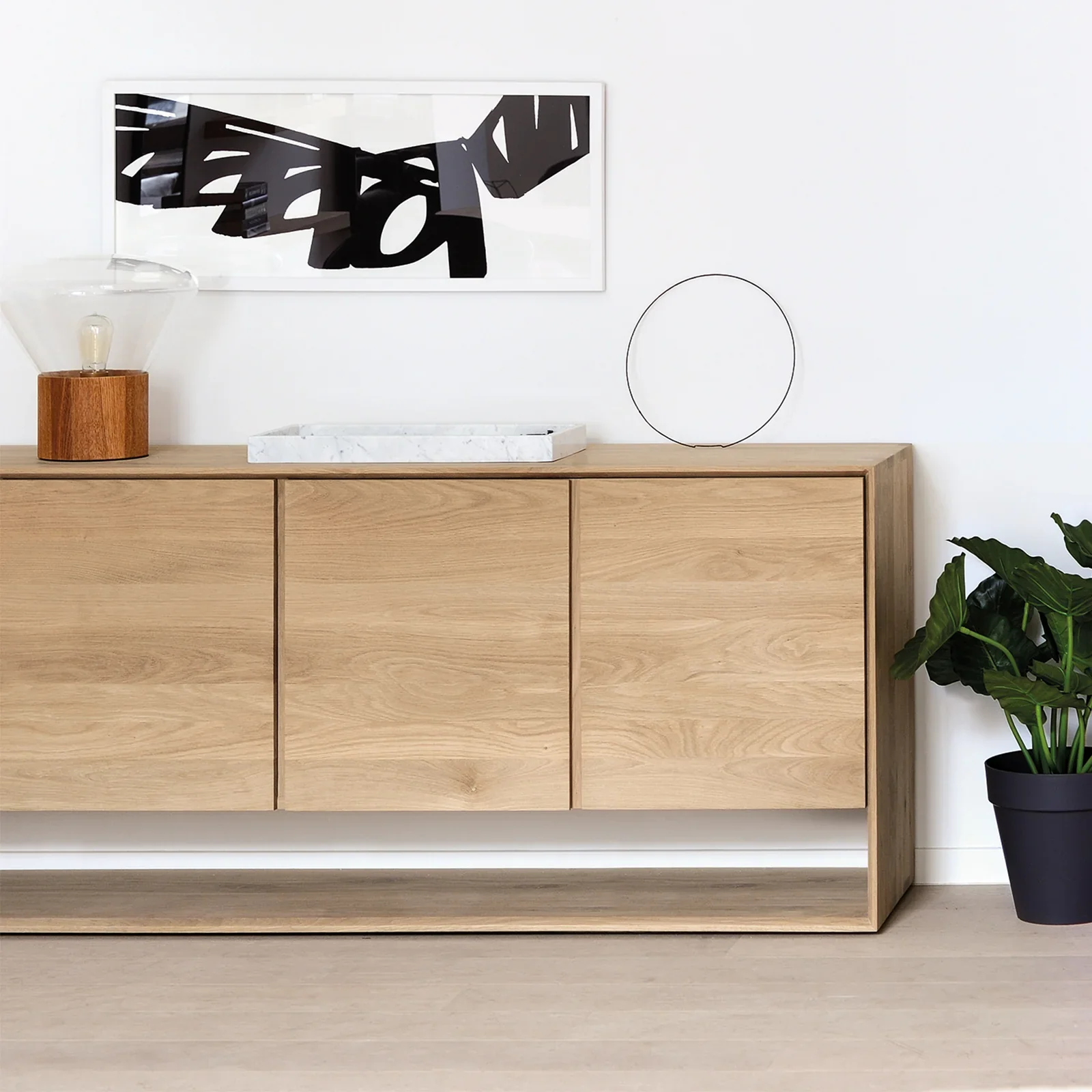 Nordic Sideboard | Oak (158cm) - Image 6