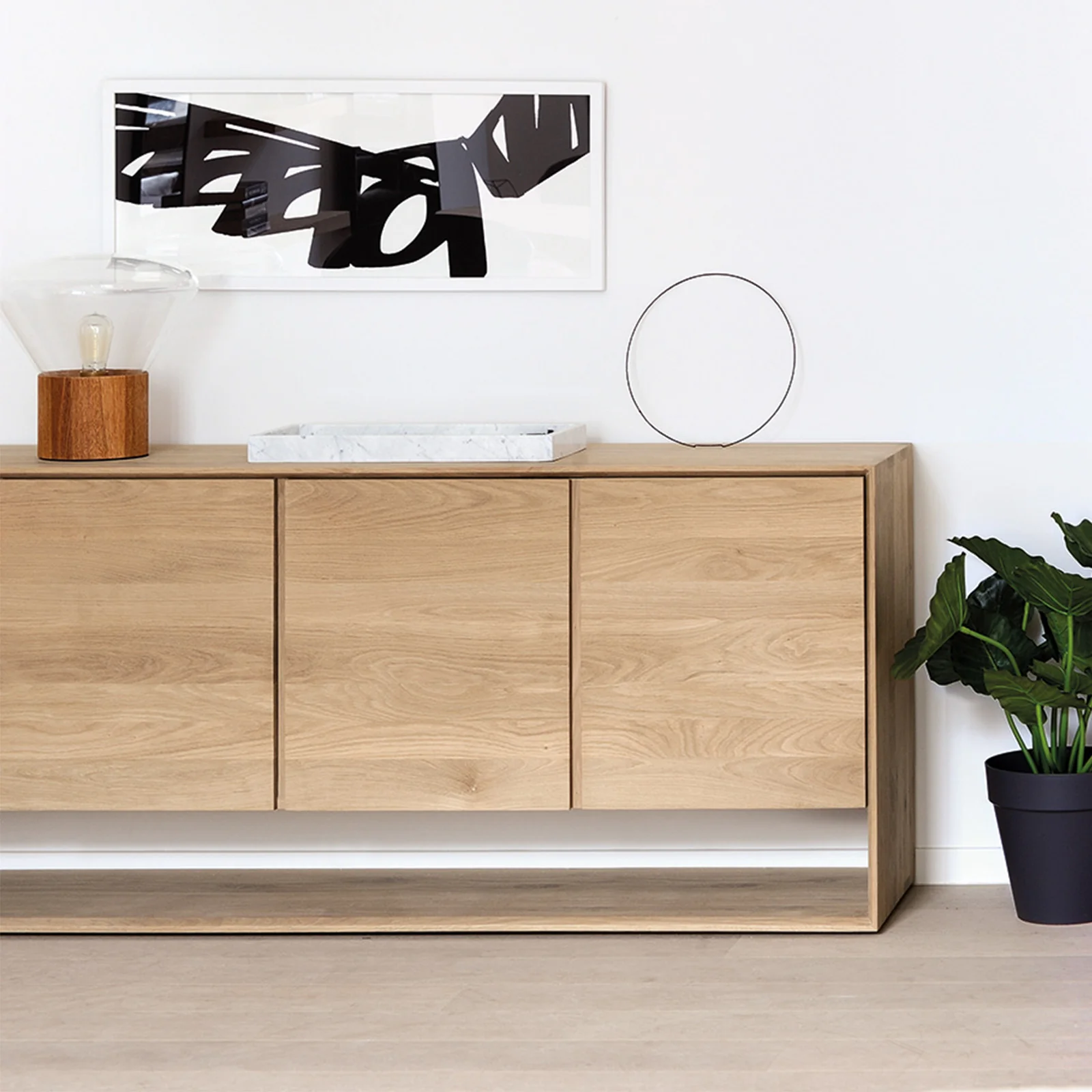 Nordic Sideboard | Oak (210cm) - Image 5