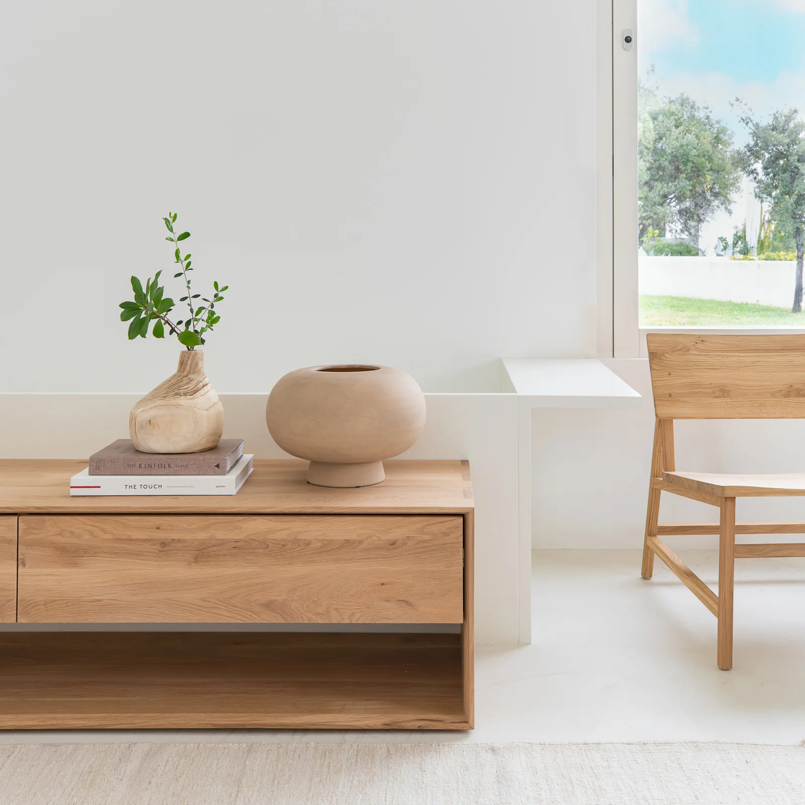 Nordic TV Console | Oak (120cm) - Image 5