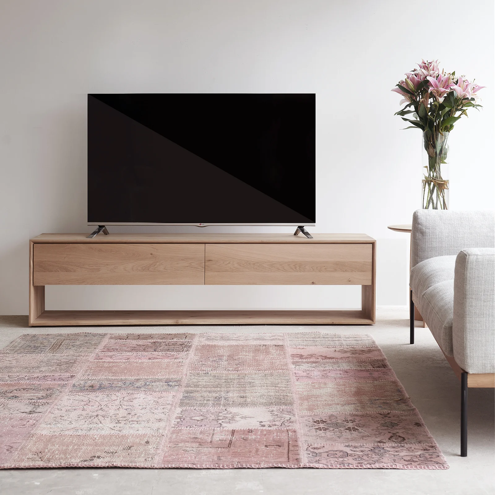 Nordic TV Console | Oak (180cm) - Image 5