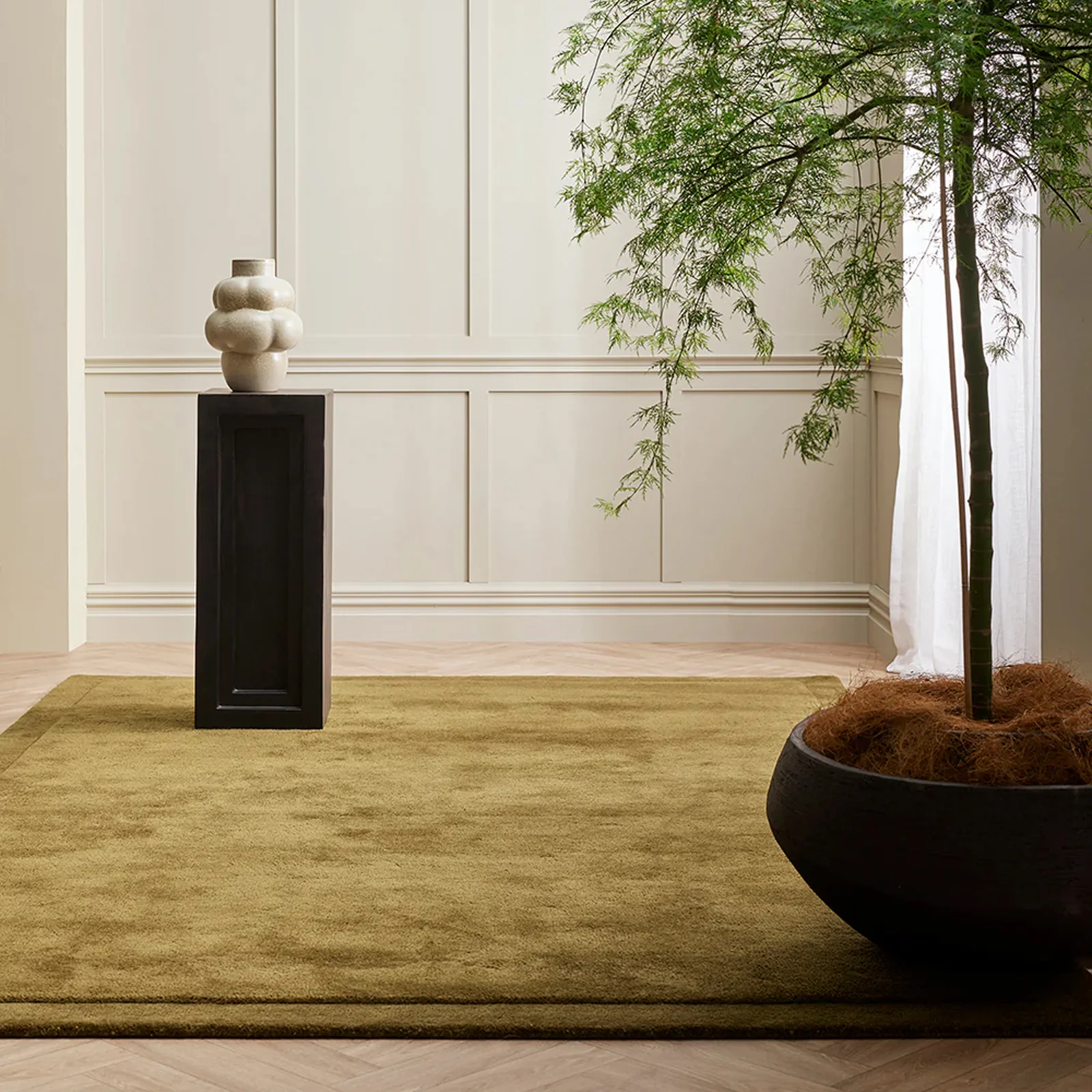 Norfolk Floor Rug | Olive - Image 4