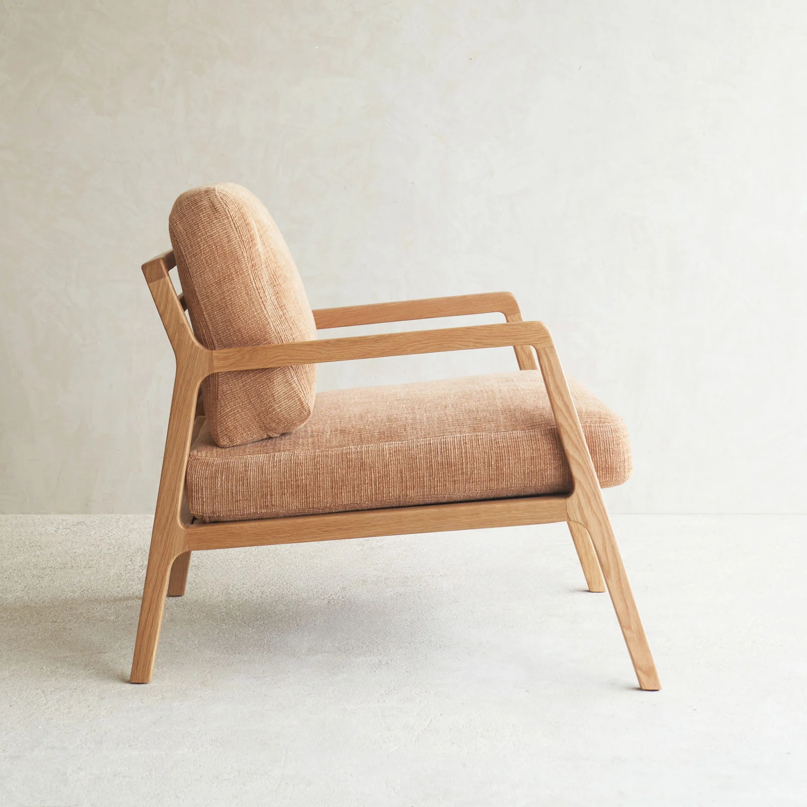 Nysse Armchair | Oak Frame - Yak - Image 3