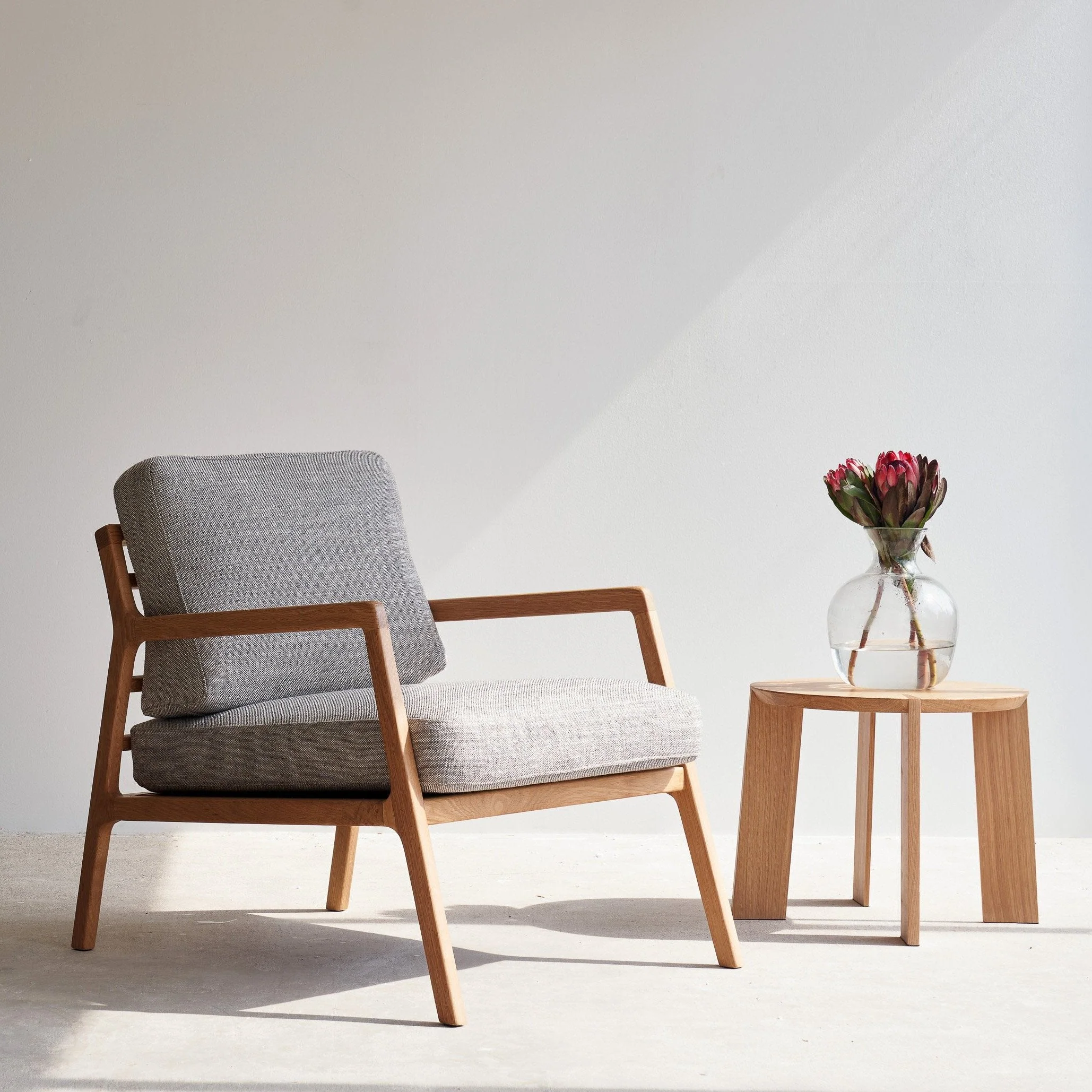 Nysse Fabric Armchair | Bespoke - Image 4