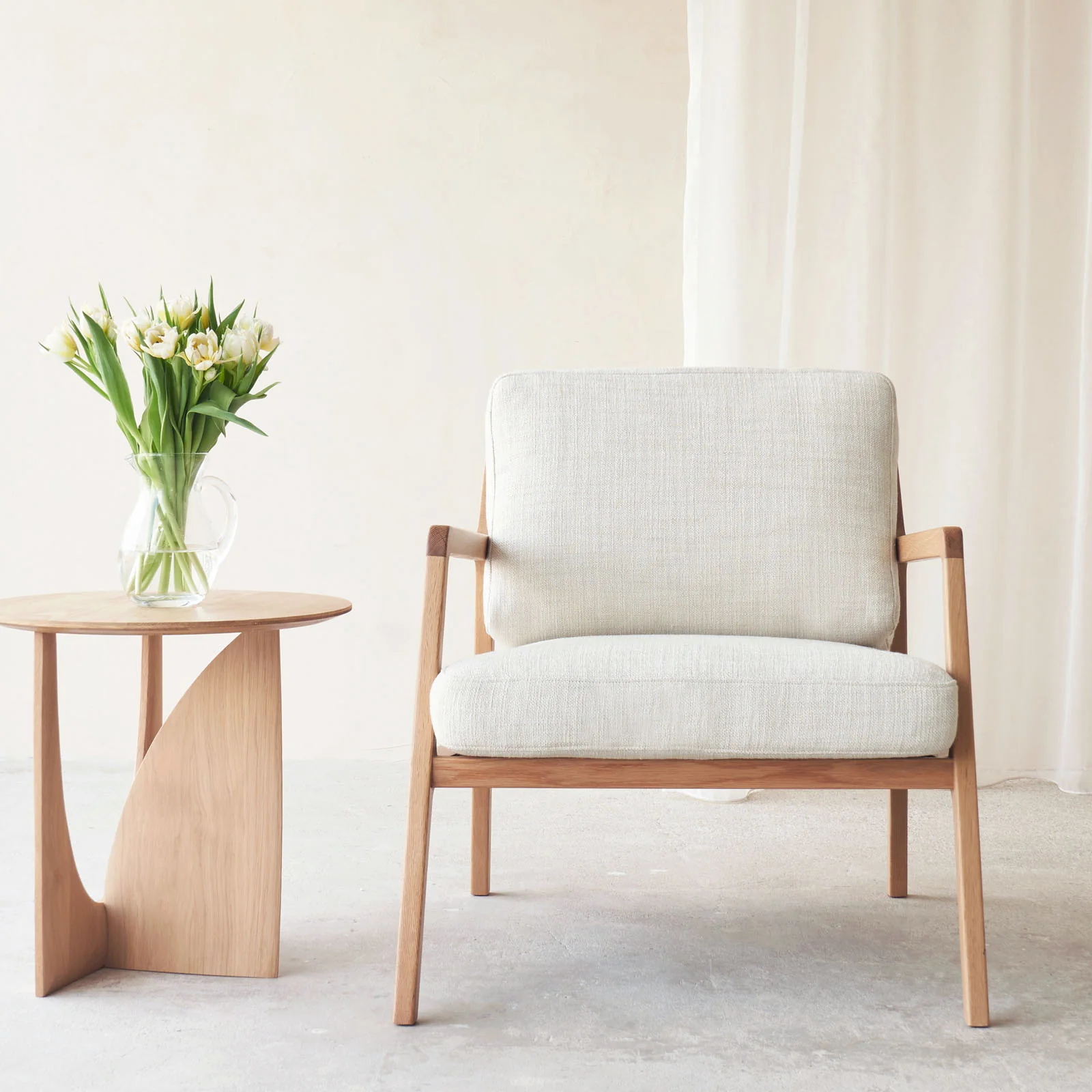 Nysse Fabric Armchair | Bespoke - Image 8
