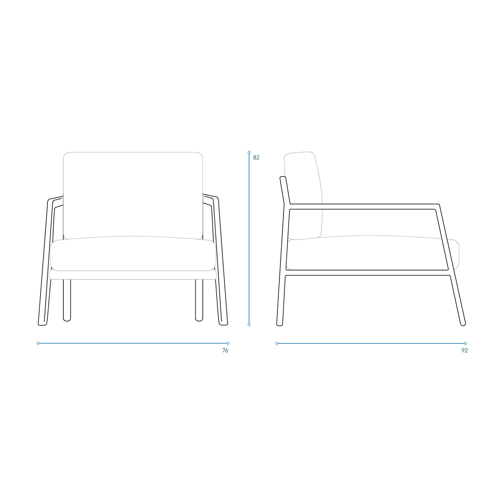 Nysse Leather Armchair | Oak Frame - Canyon - Image 10