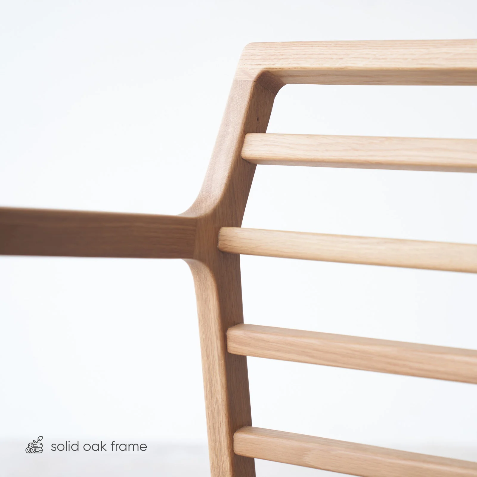Nysse Leather Armchair | Oak Frame - Saddle - Image 3