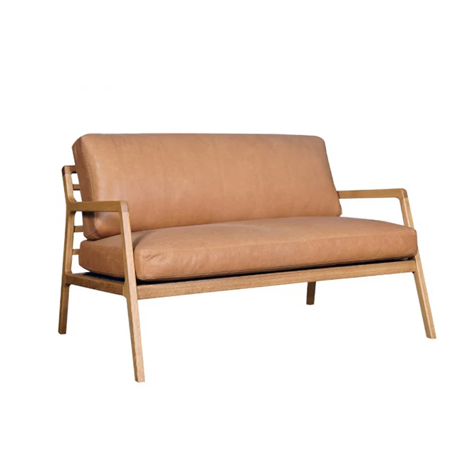 Nysse Sofa | 2 Seater - Bespoke Fabric & Leather (135cm) - Image 10