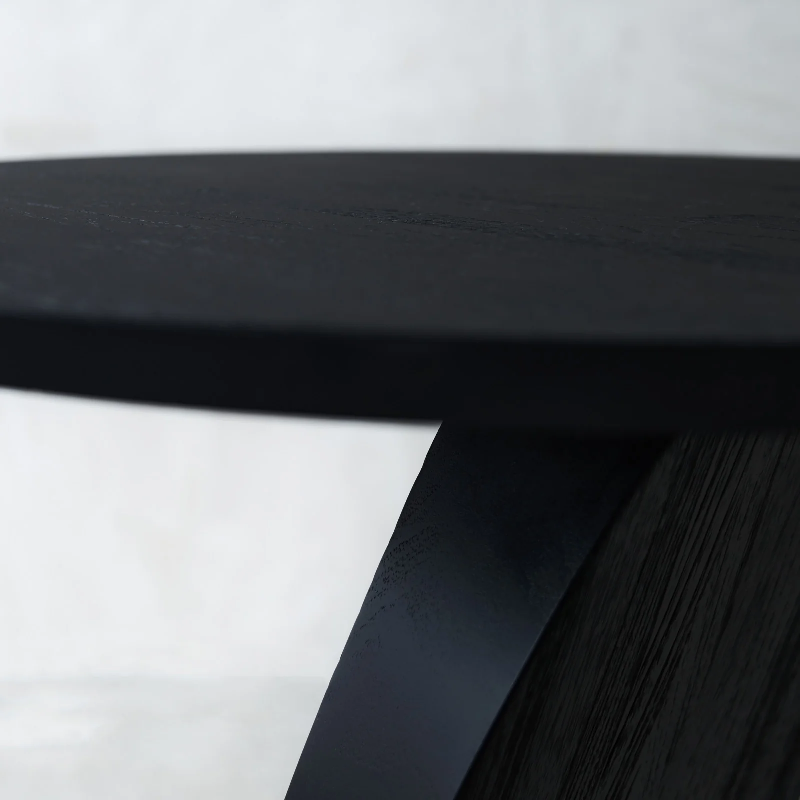 Oblic Side Table | Teak Black - Image 3