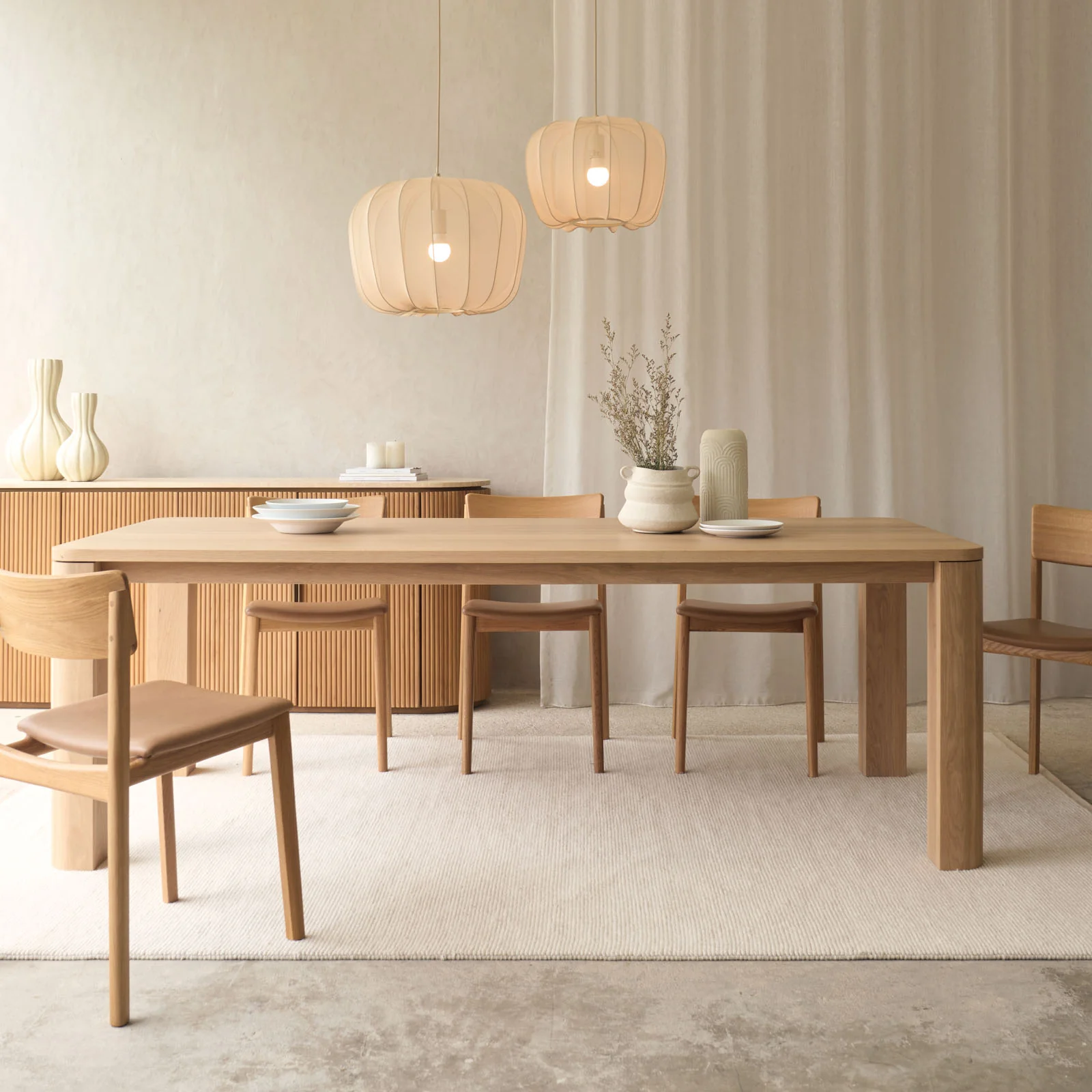 Oli Dining Table | Blonde Oak