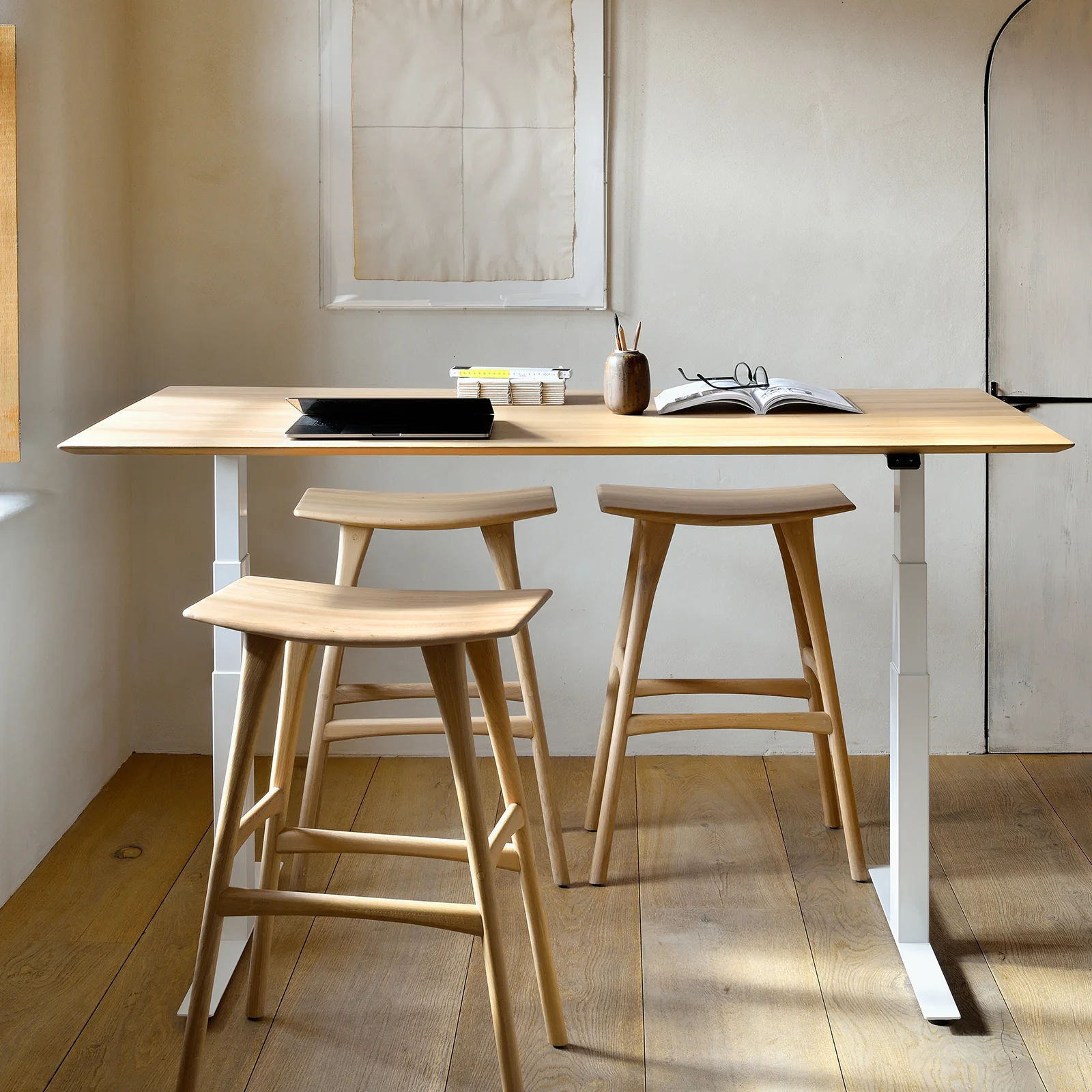Osso Bar Stool | Oak - Image 2