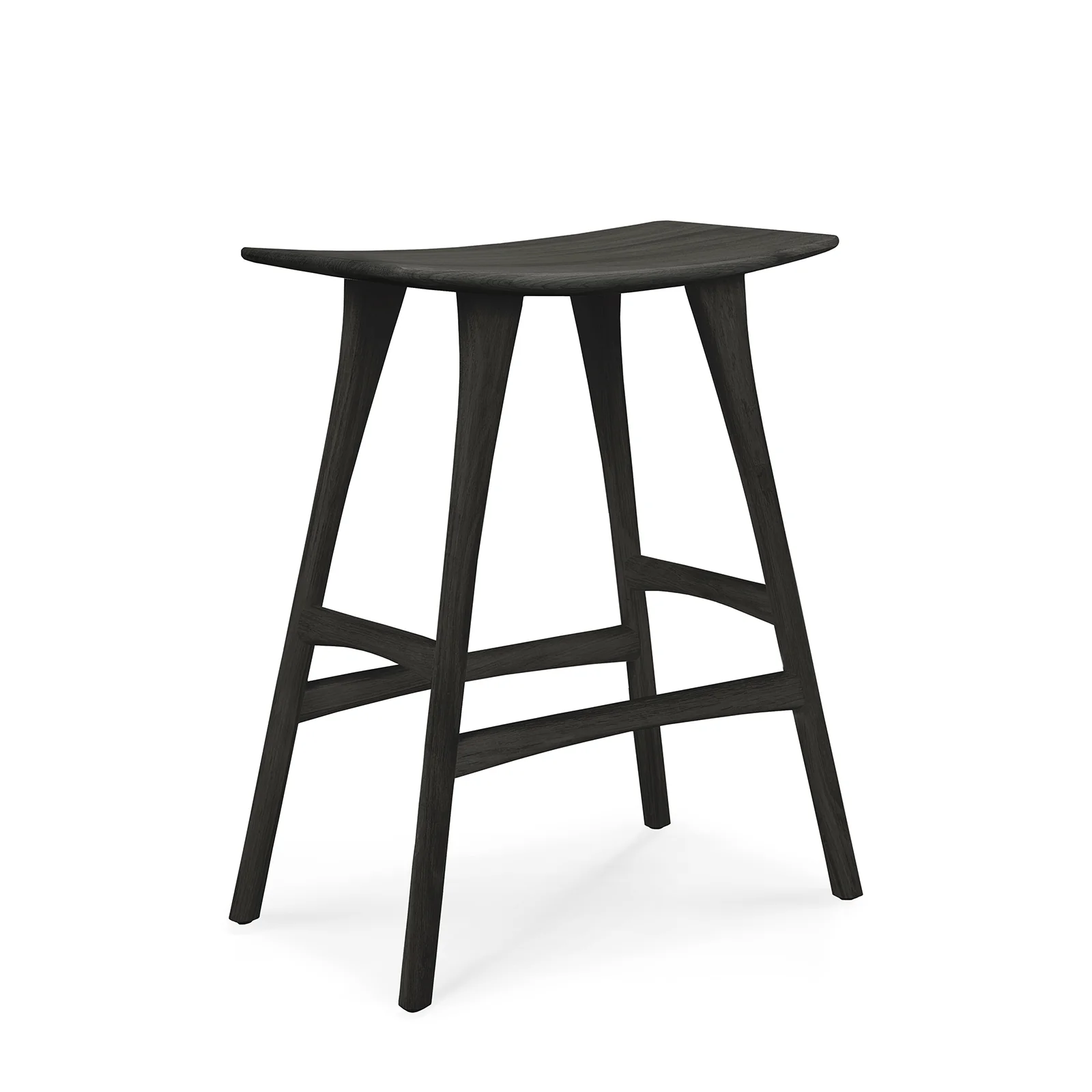 Osso Counter Stool | Oak - Black - Image 3
