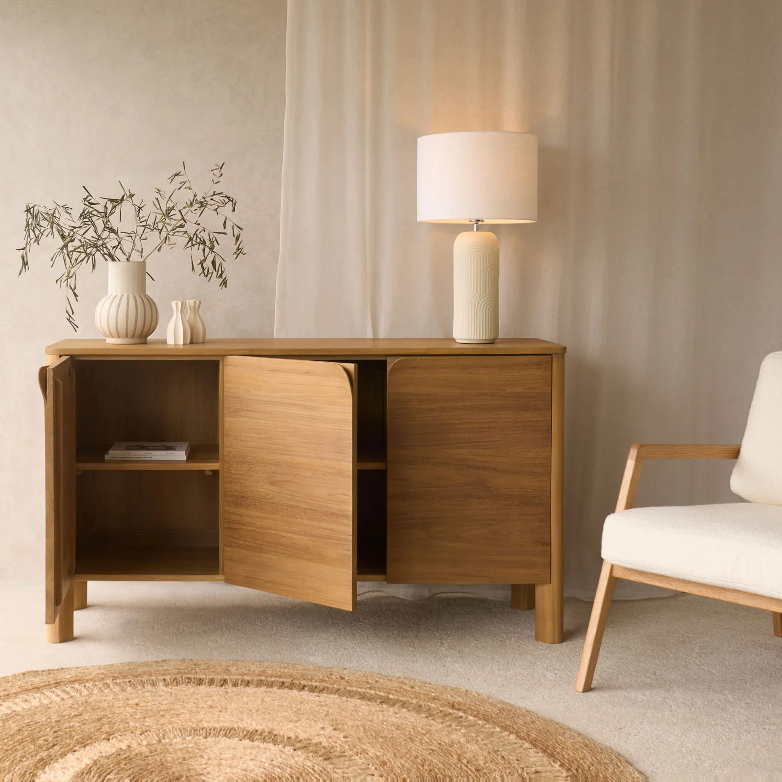 Page Sideboard | Teak (150.5cm) - Image 2