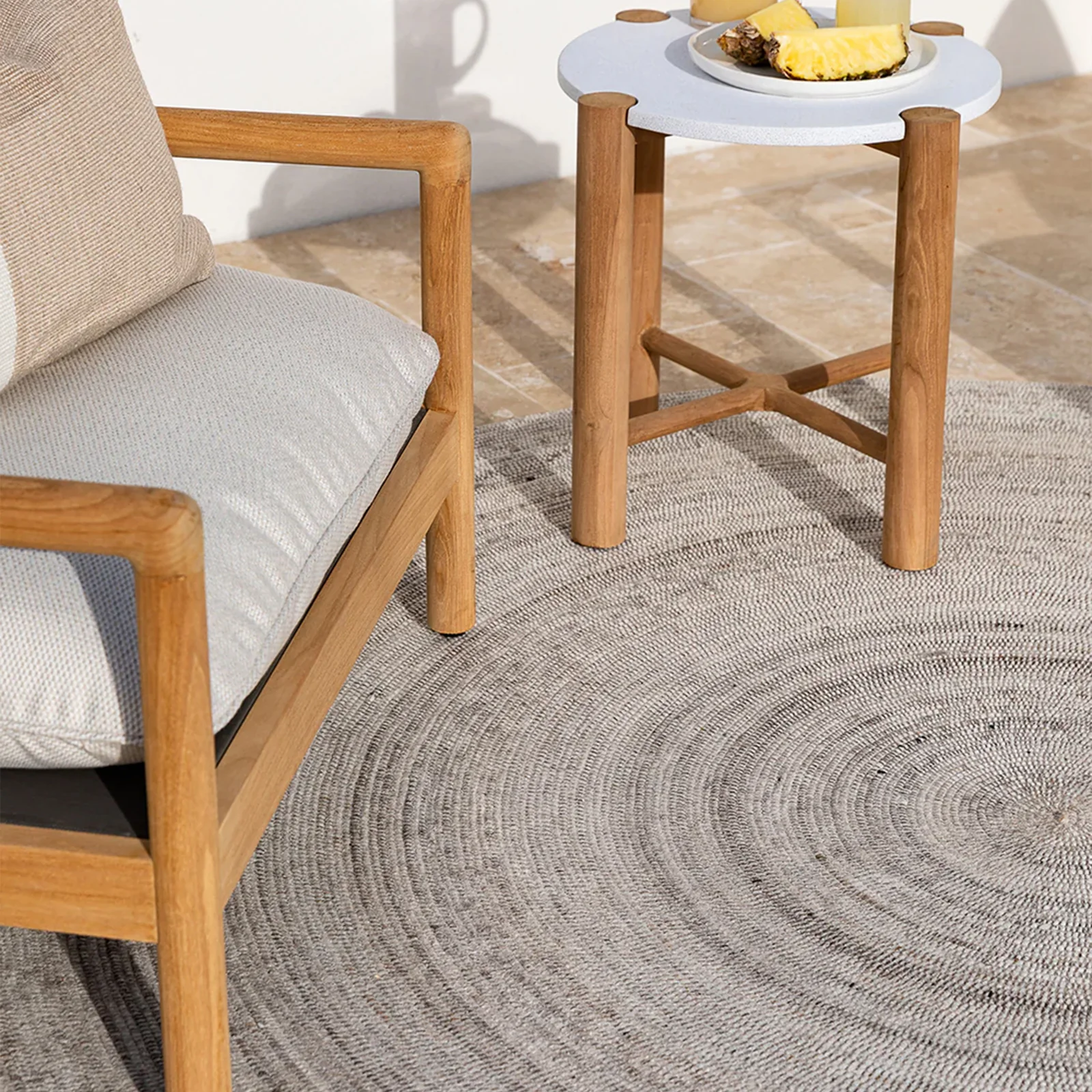 Palm Cove Outdoor Floor Rug | Sand - Image 4