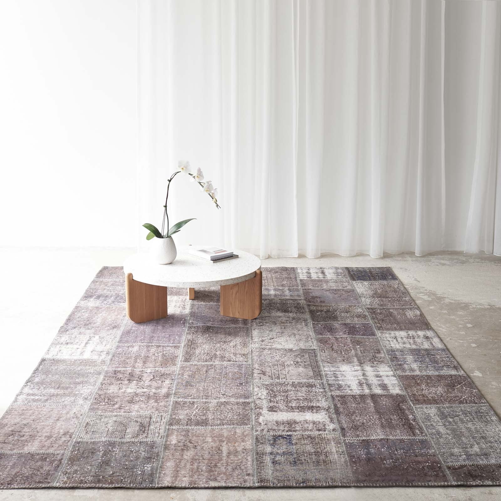 Patchwork Rug | Porpoise W245 x L346 cm - Image 3