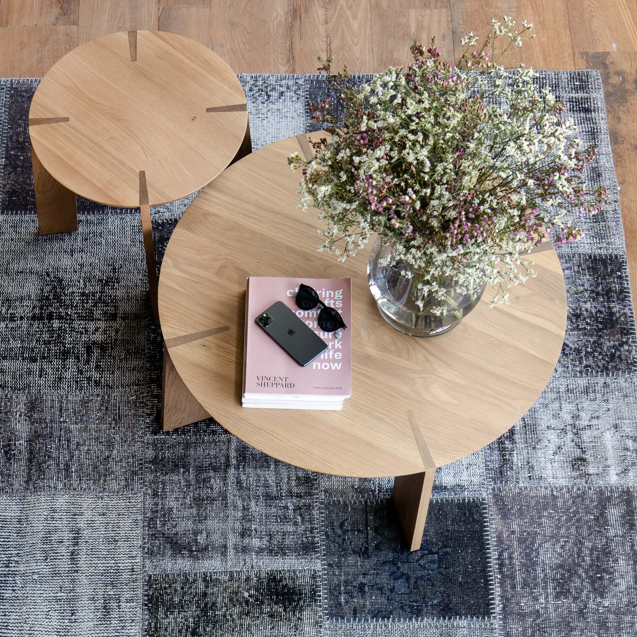 Patchwork Rug | Charcoal-Grey W303 x L200cm - Image 3