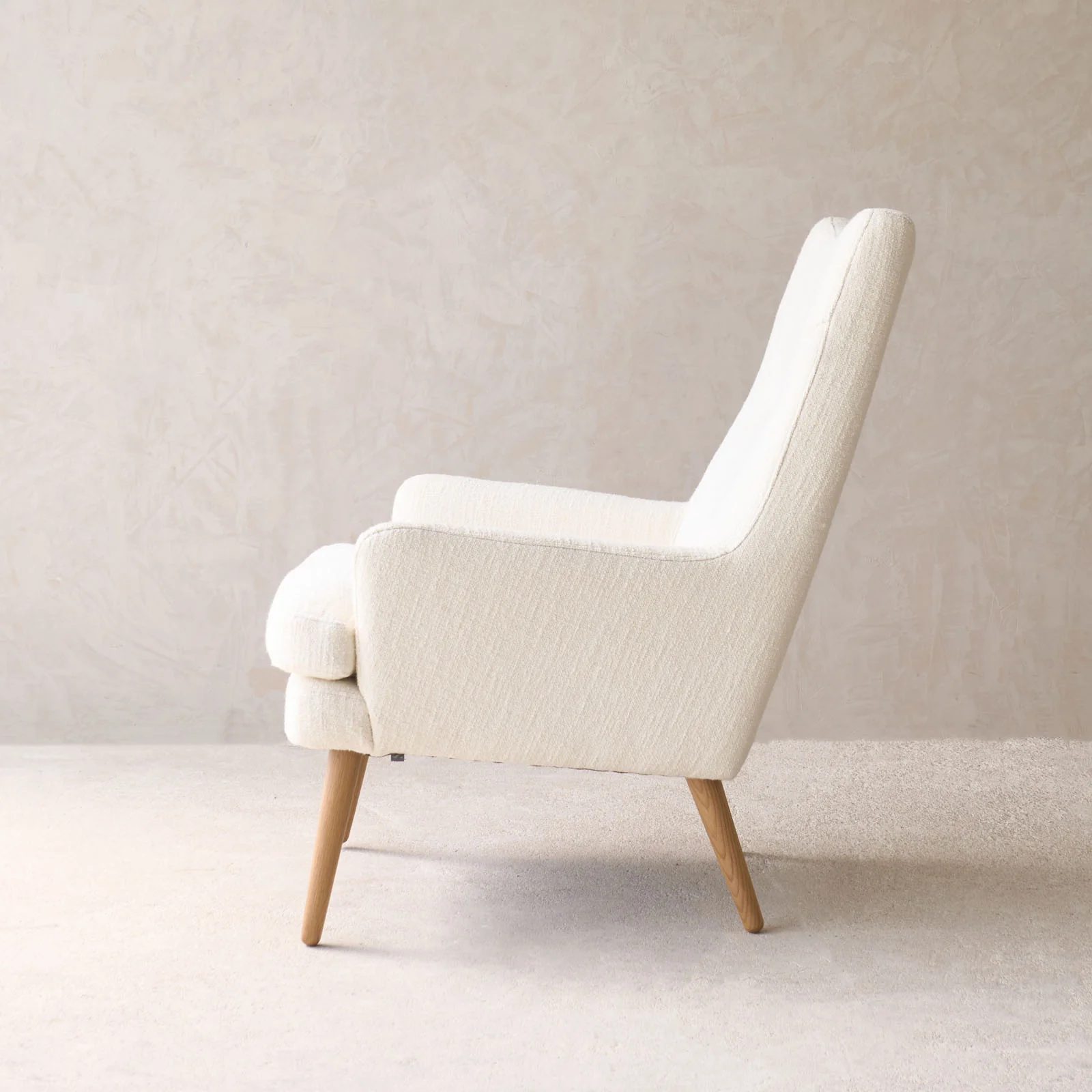 Pelagonia Fabric Armchair | Panna Cotta - Image 8