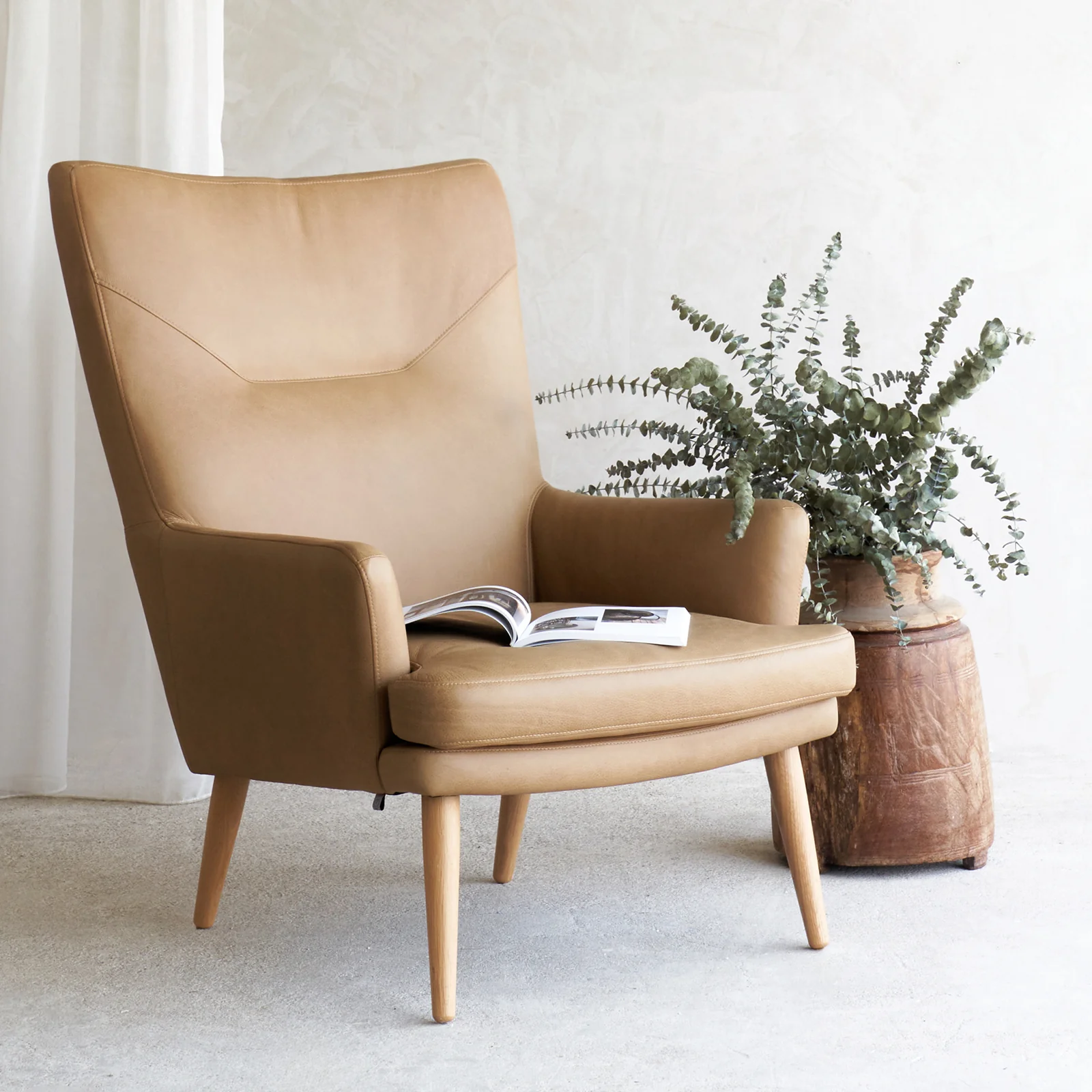 Pelagonia Leather Armchair | Bespoke - Image 5