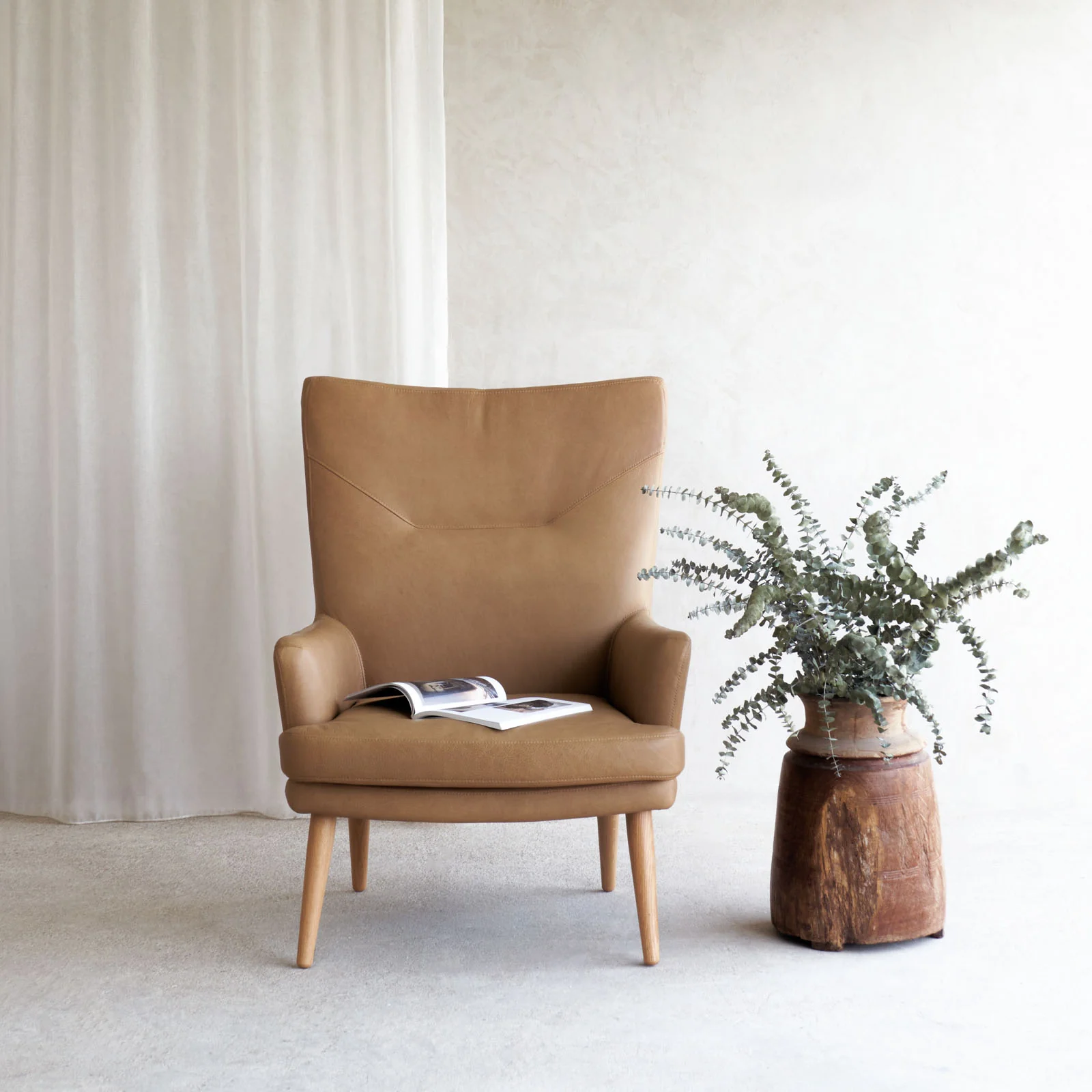Pelagonia Leather Armchair | Bespoke - Image 8