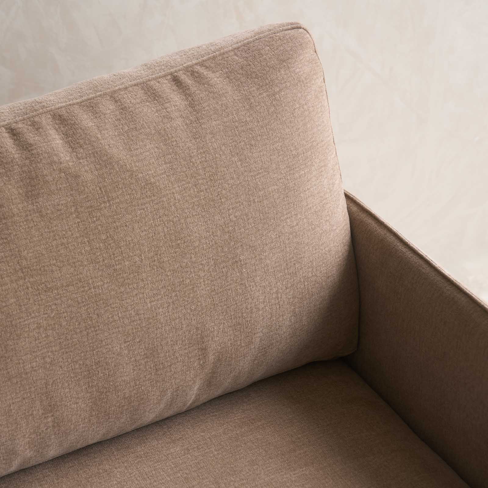 Pensive 2.5 Seater Fabric Sofa | Latte Oak - Harvest - Image 2