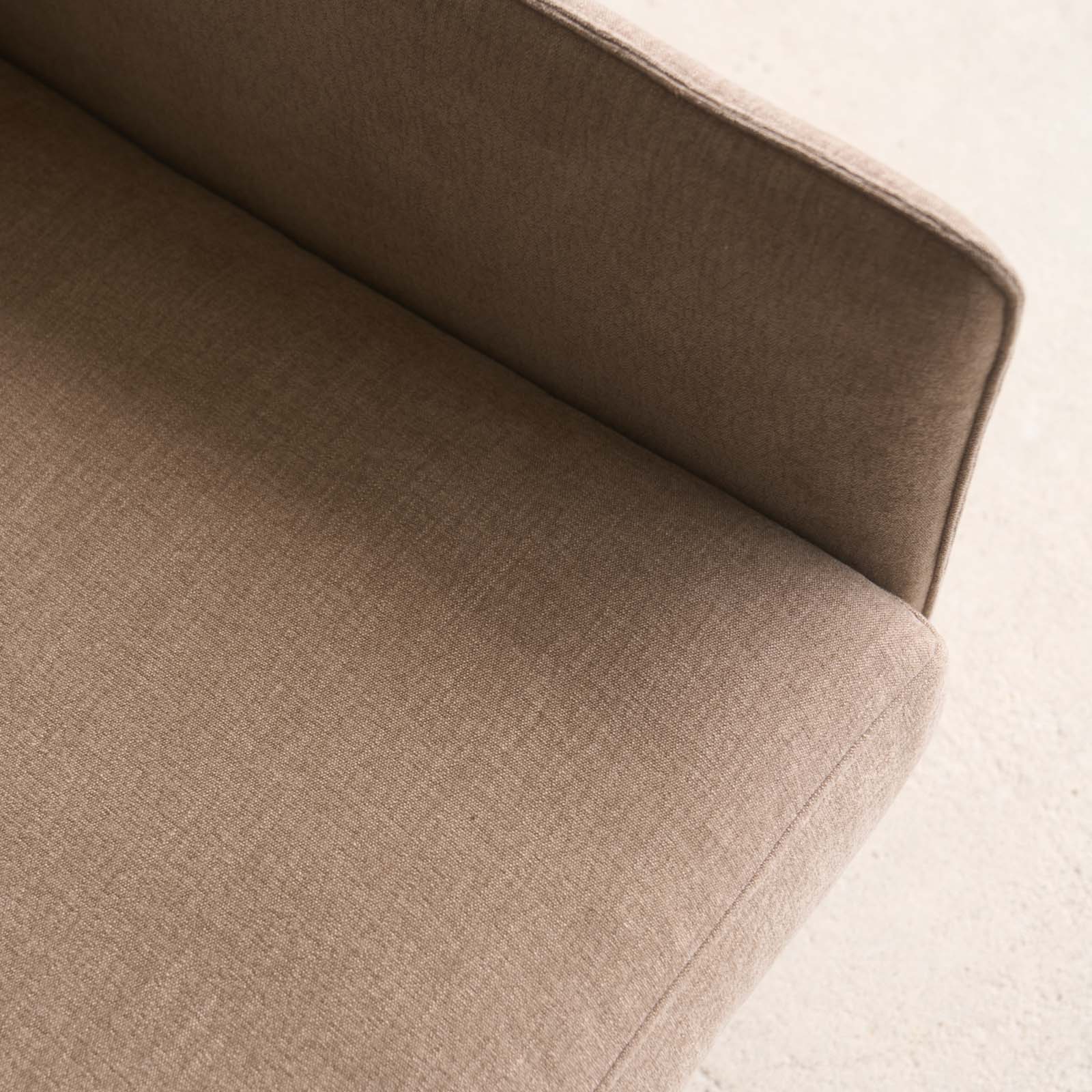 Pensive 2.5 Seater Fabric Sofa | Latte Oak - Harvest - Image 5