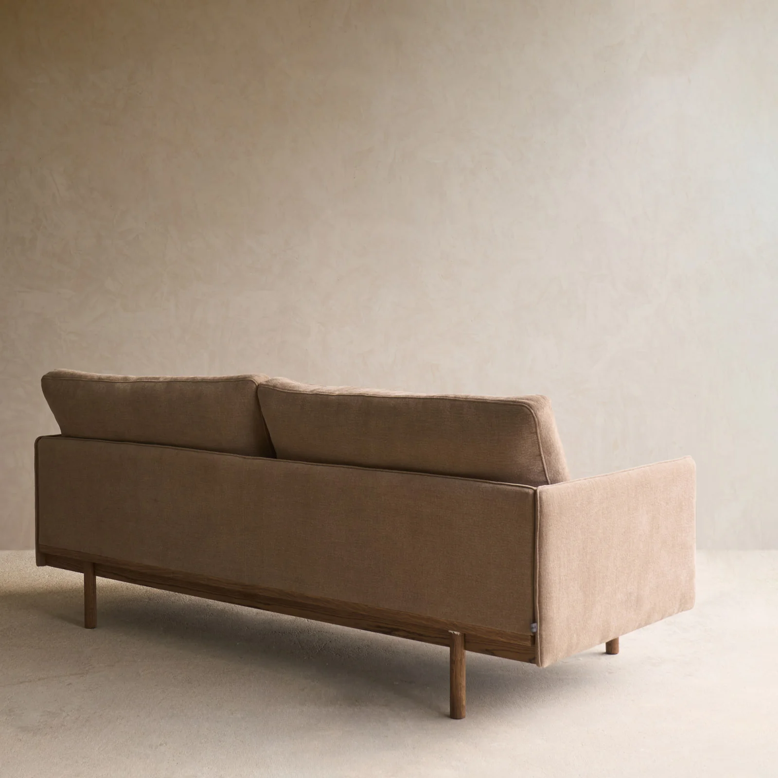 Pensive 2.5 Seater Fabric Sofa | Latte Oak - Harvest - Image 8