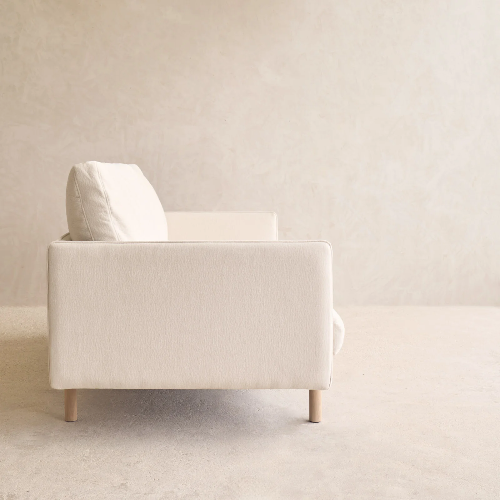 Pensive 2 Seater Fabric Sofa | Blonde Oak - Eva - Image 7