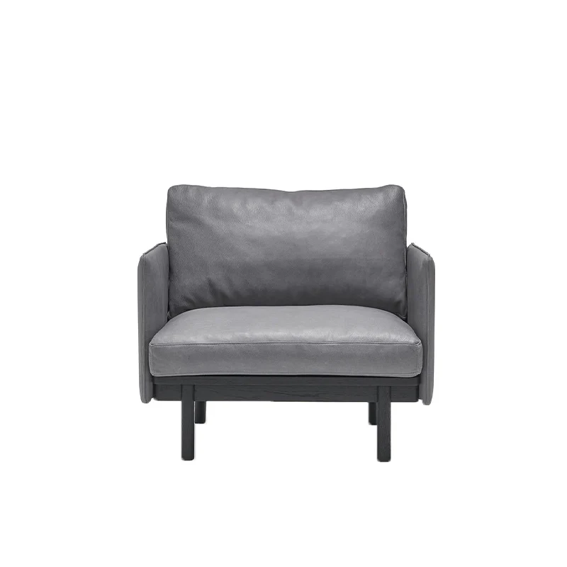 Pensive Armchair | Oak - Bespoke Leather - Image 6