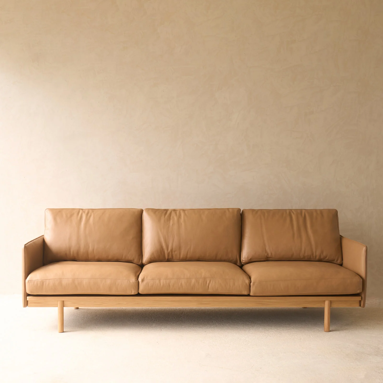 Pensive 2.5 & 3.5 Seater Leather Sofa | Pecan - Image 6