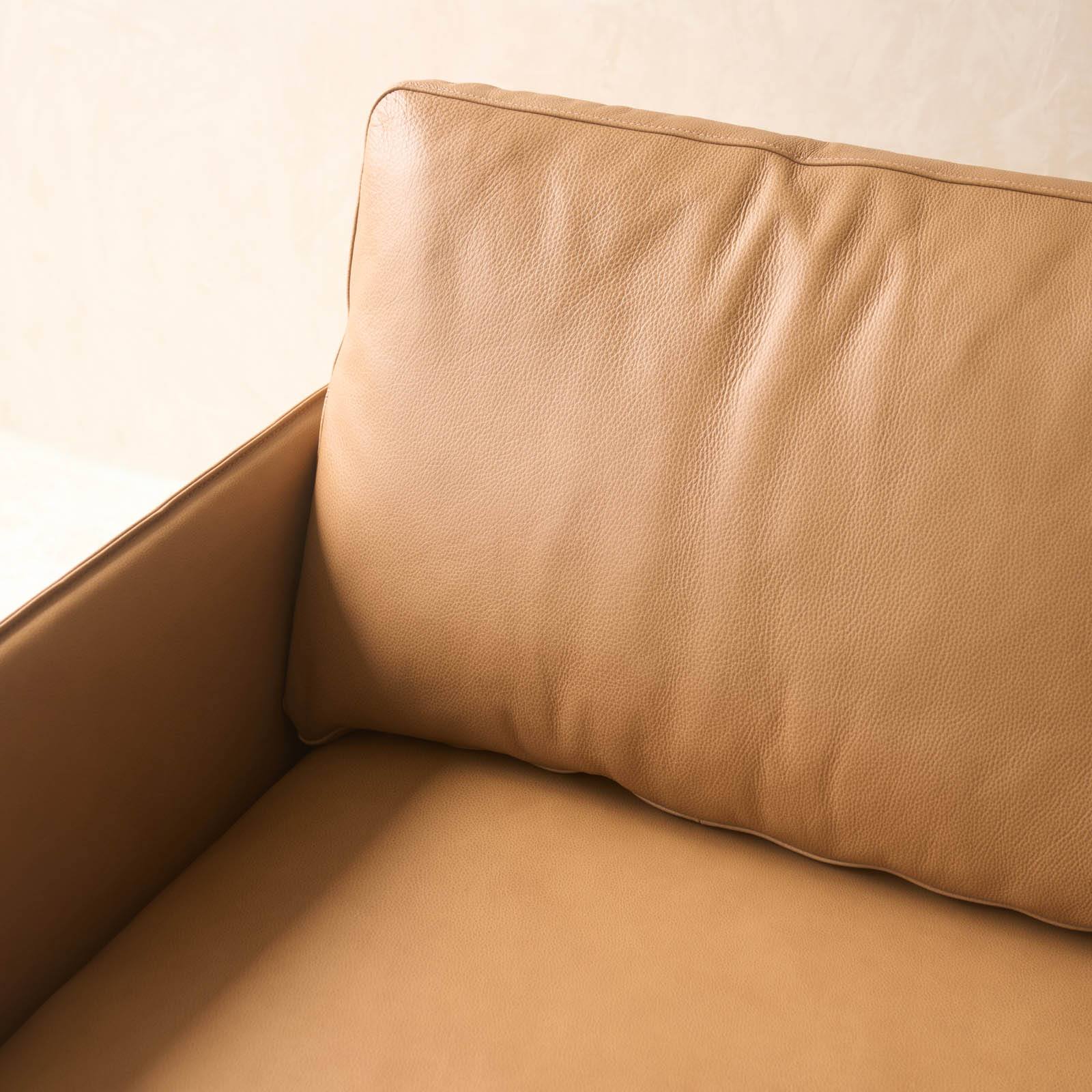 Pensive 2.5 & 3.5 Seater Leather Sofa | Pecan - Image 8