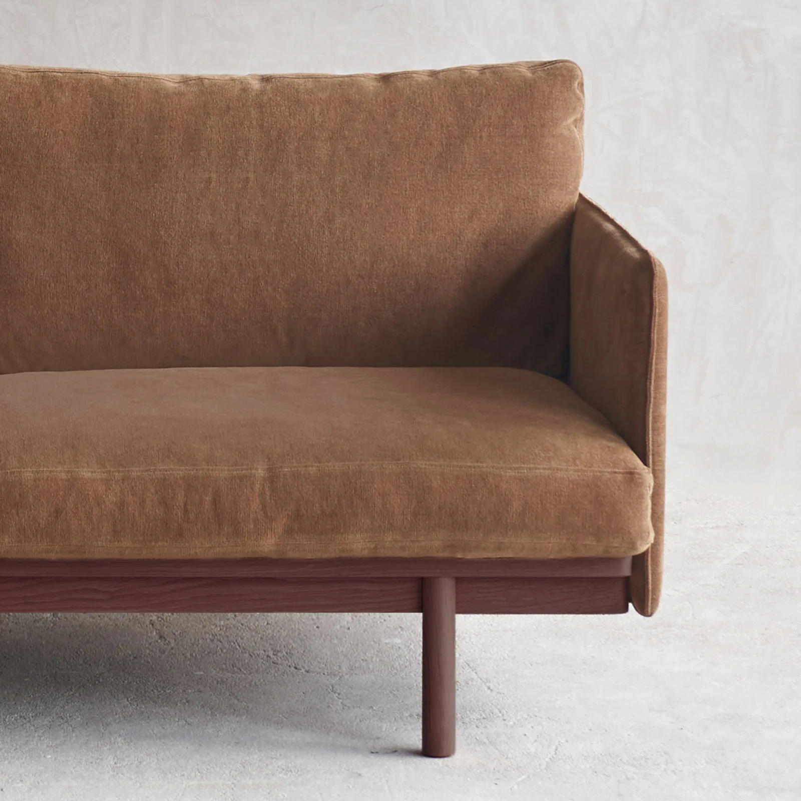 Pensive Sofa | Walnut - Bespoke Fabric - Image 9
