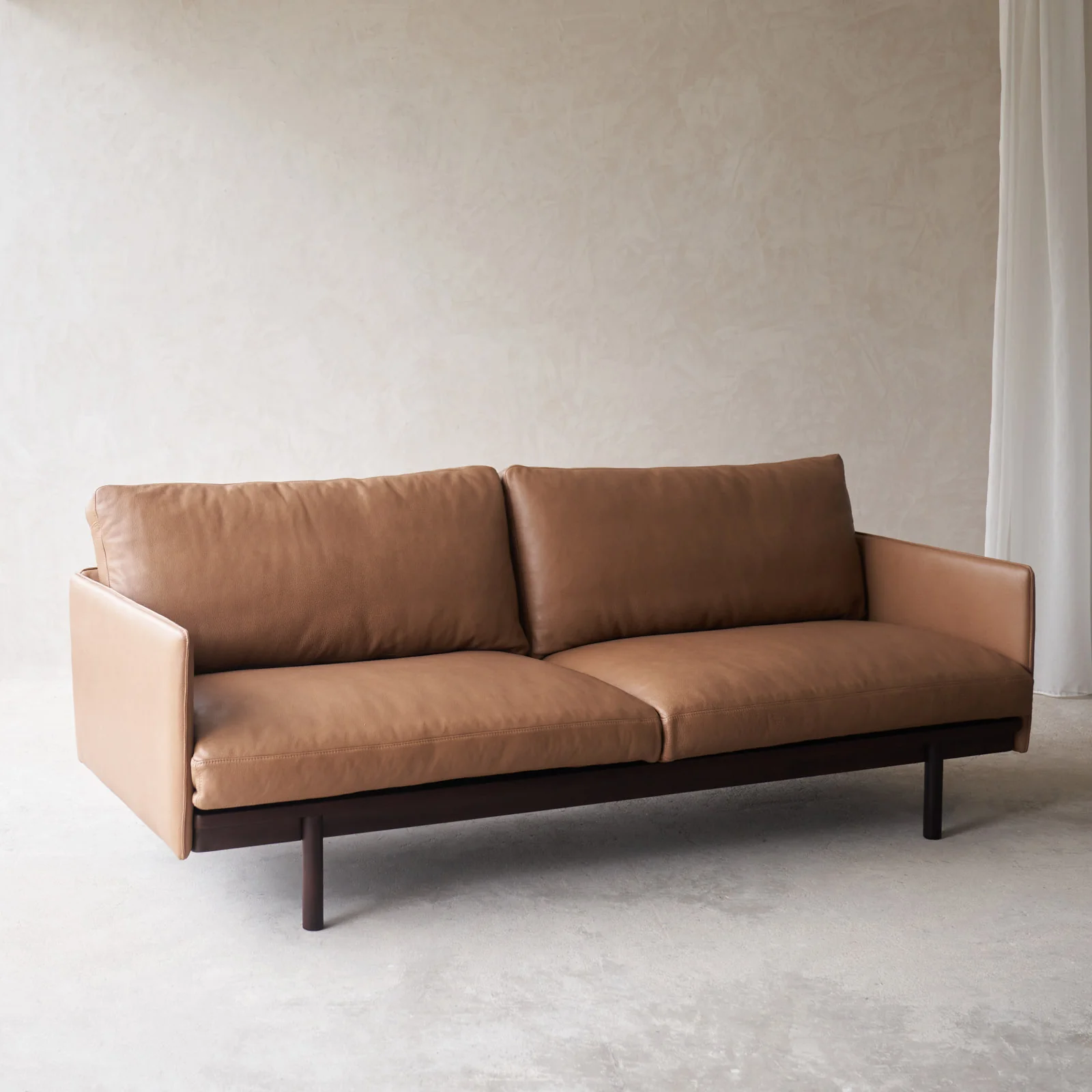 Pensive Sofa | Walnut - Bespoke Leather - Image 3