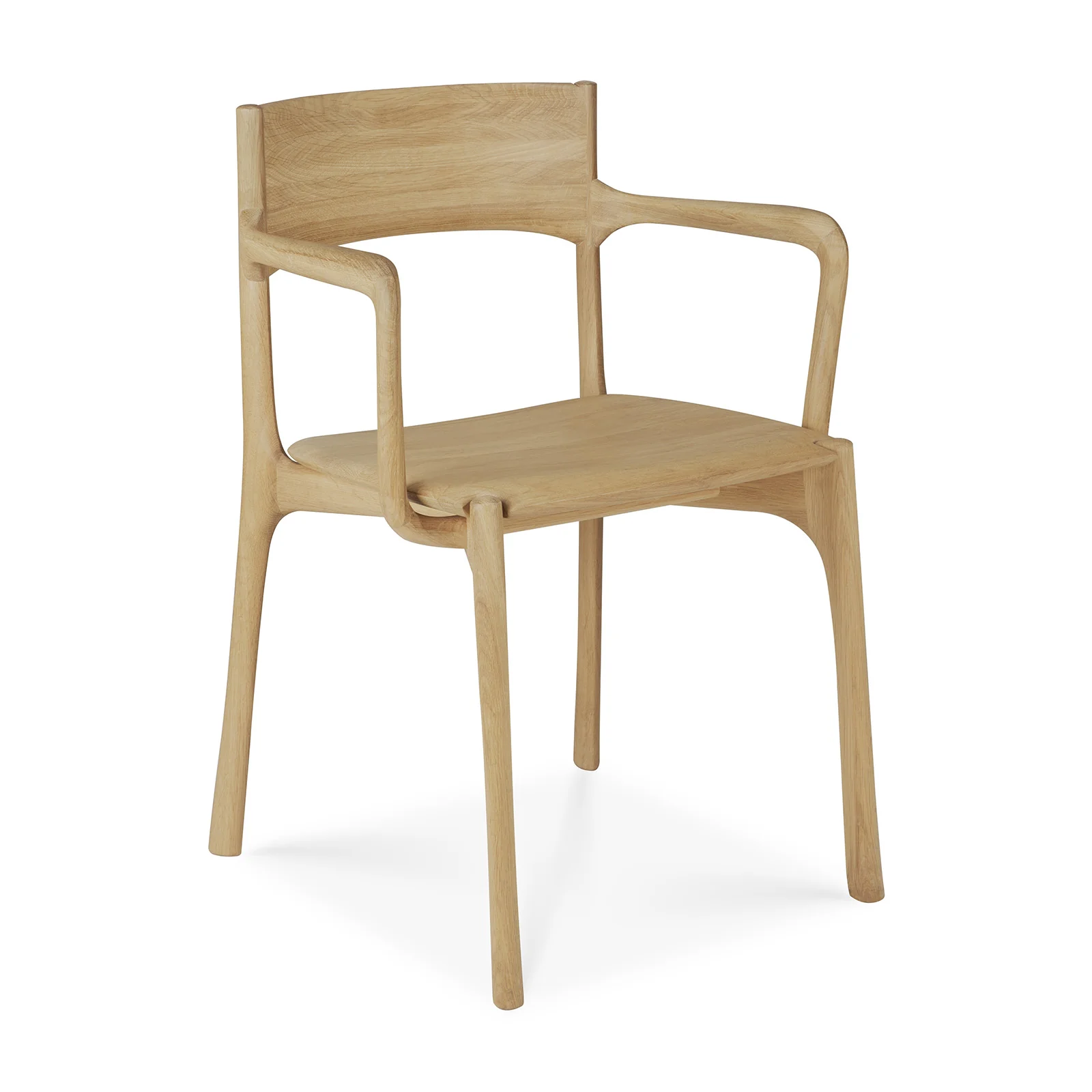 PI Dining Chair With Arms | Oak - Image 5