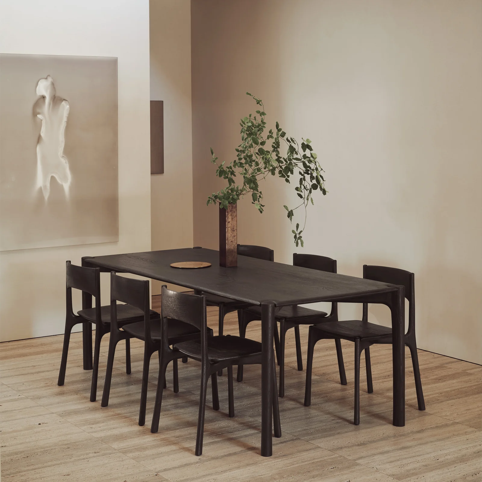 PI Dining Table | Teak Dark Brown